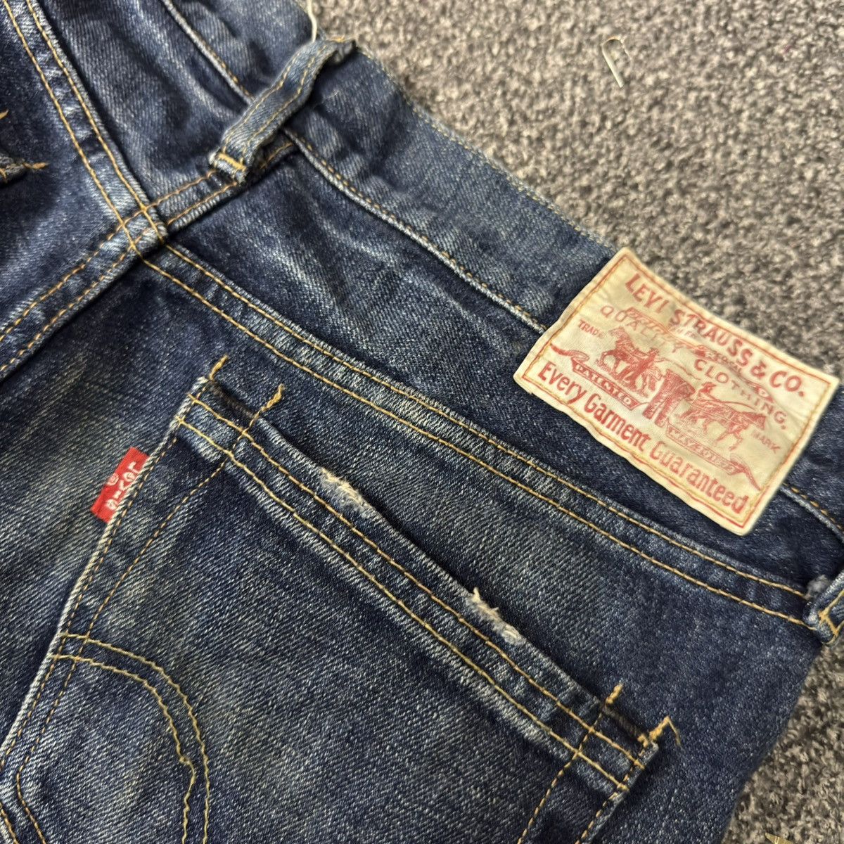 Miss Sixty 🔥 Vintage 90s Levis 502 Distressed Denim W29 Size 29" - 11 Thumbnail