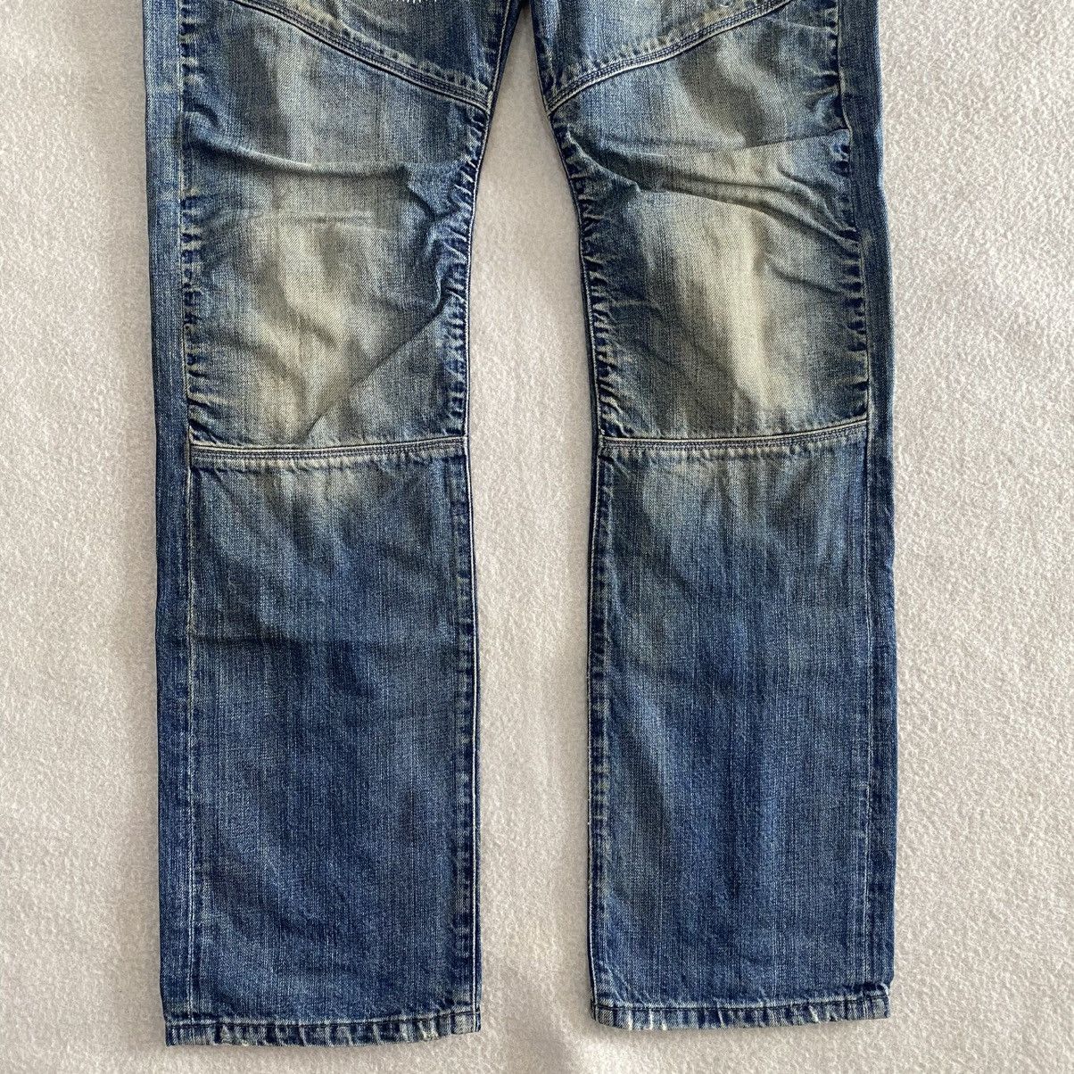 If Six Was Nine Gstar Raw Distressed Sashiko Repaired Denim w36 Size US 36 / EU 52 - 4 Thumbnail