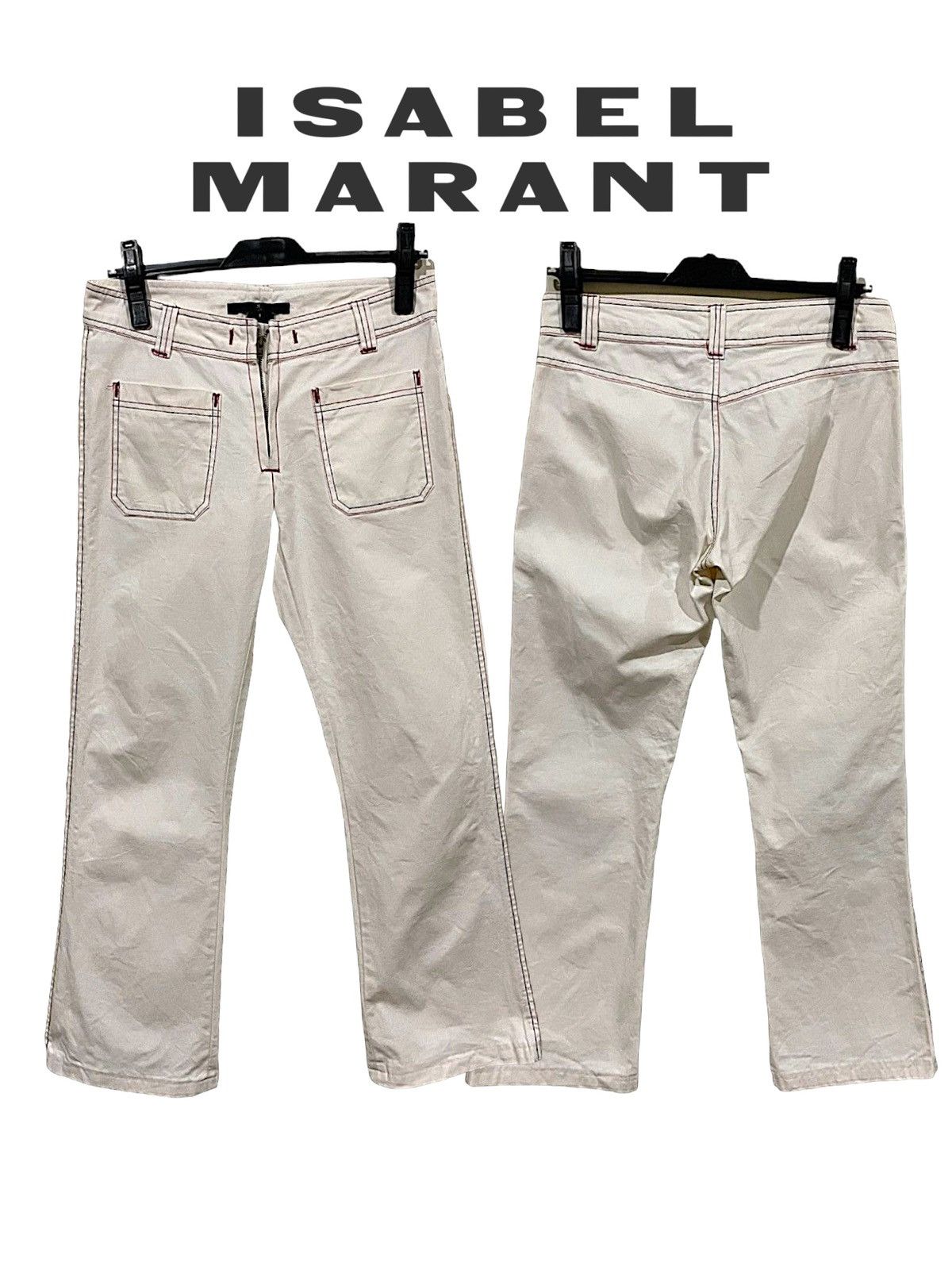 Flared Isabel Marant Bush Distressed Jeans