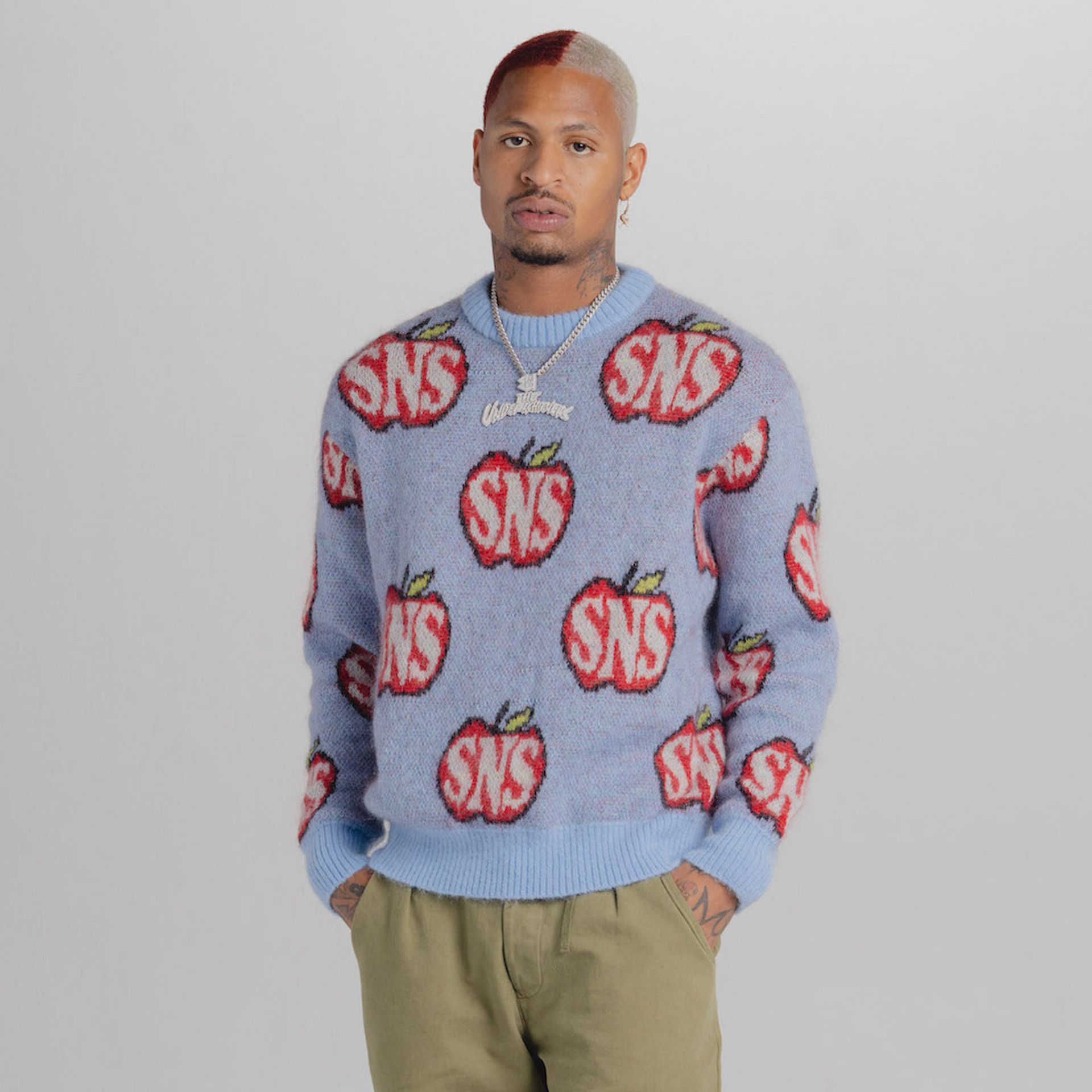 Sneakersnstuff knitted crew neck Size US L / EU 52-54 / 3 - 3 Thumbnail