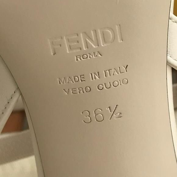 Fendi New Authentic FENDI Colibri Lite Mixed Media Pump","descript Size US 6 / IT 36 - 3 Thumbnail