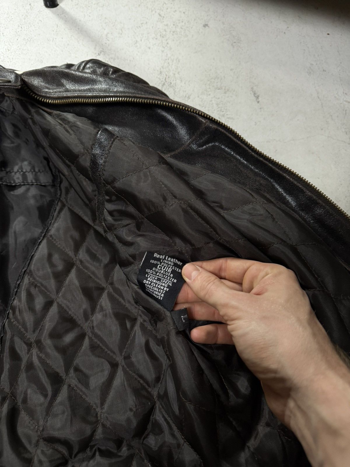 Honda Honda Gas Real Leather Vintage Racing Avantgarde Jacket Size US L / EU 52-54 / 3 - 12 Thumbnail