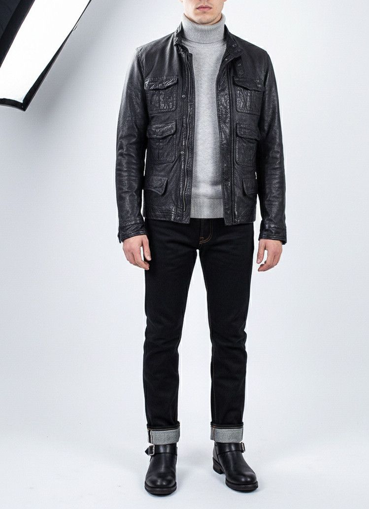 Jimmy Choo Jimmy Choo x H&M Collaboration Leather Jacket Size US S / EU 44-46 / 1 - 14 Thumbnail
