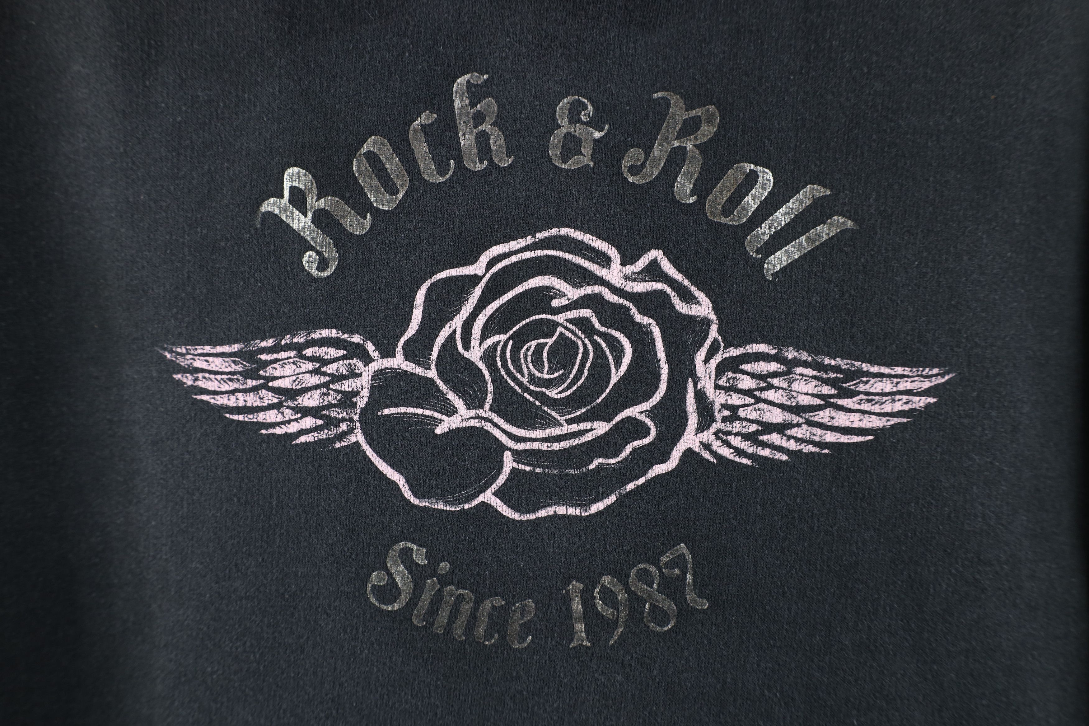 Aeropostale Vintage Y2K Aeropostale Cropped Rose Rock & Roll Hoodie Size XL / US 12-14 / IT 48-50 - 4 Thumbnail