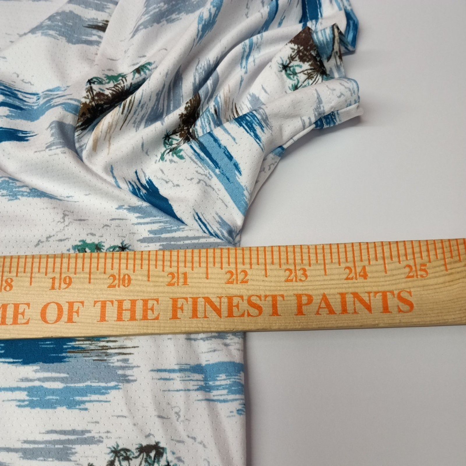 Chaps Chaps Printed Golf Polo Shirt Men's Size M White Stretch Size US M / EU 48-50 / 2 - 5 Thumbnail