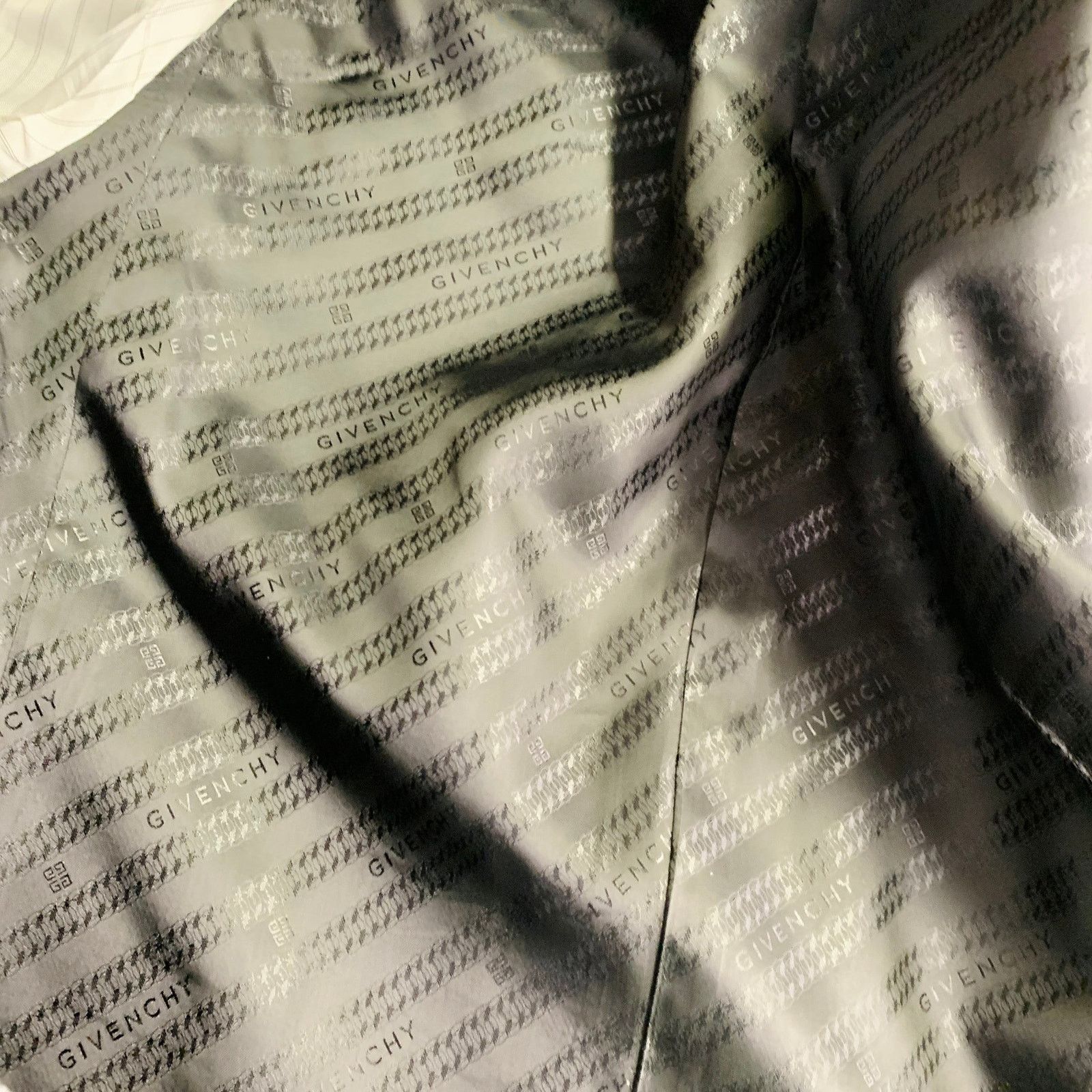 Givenchy Grey Black Purple Plaid Contrast Trim Wool Blend Sport Coat Size 38R - 7 Thumbnail