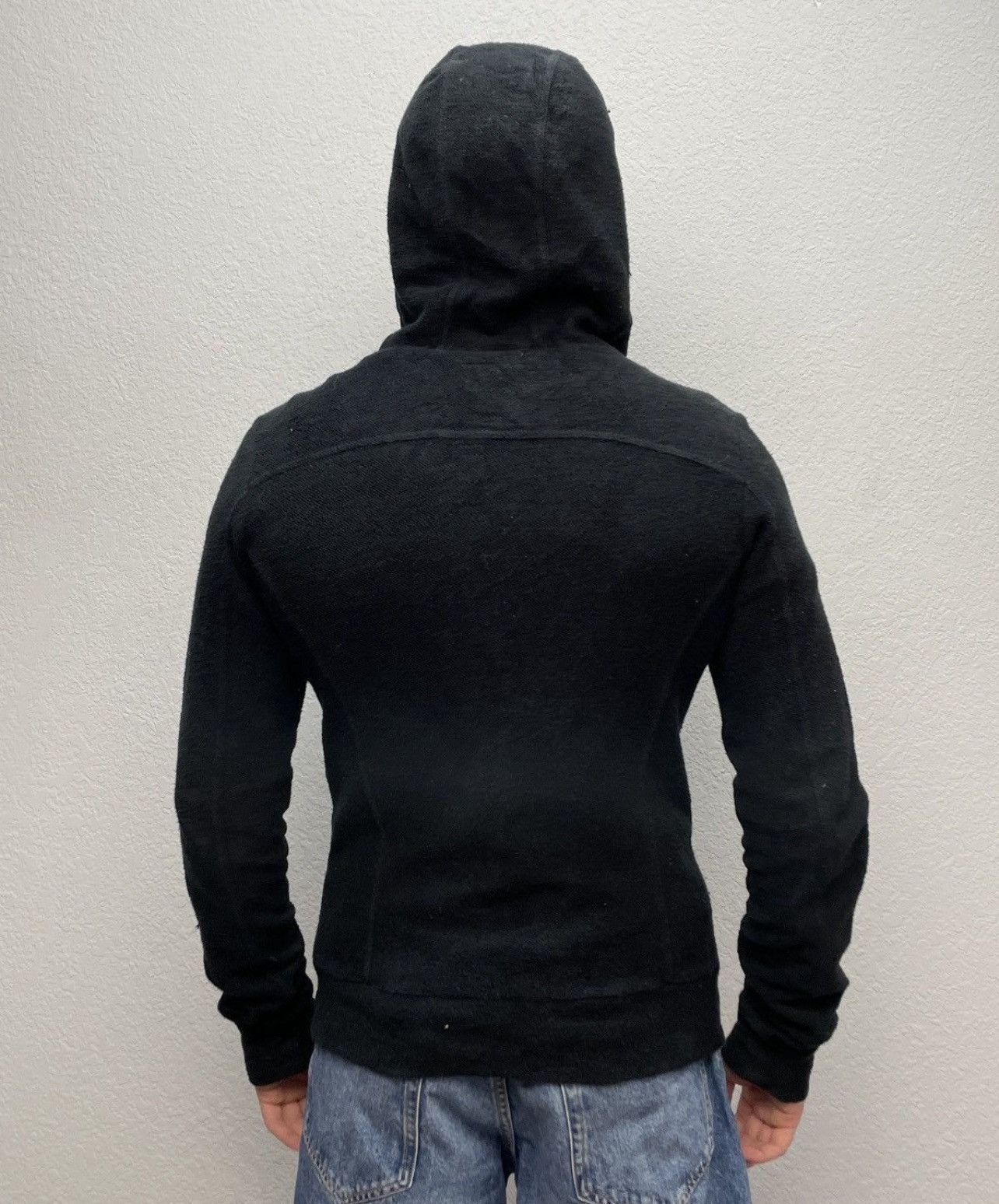 Japanese Brand Vintage Midas Rick Owens Vibe 00s Style Black Zip Hoodie Size US M / EU 48-50 / 2 - 8 Thumbnail