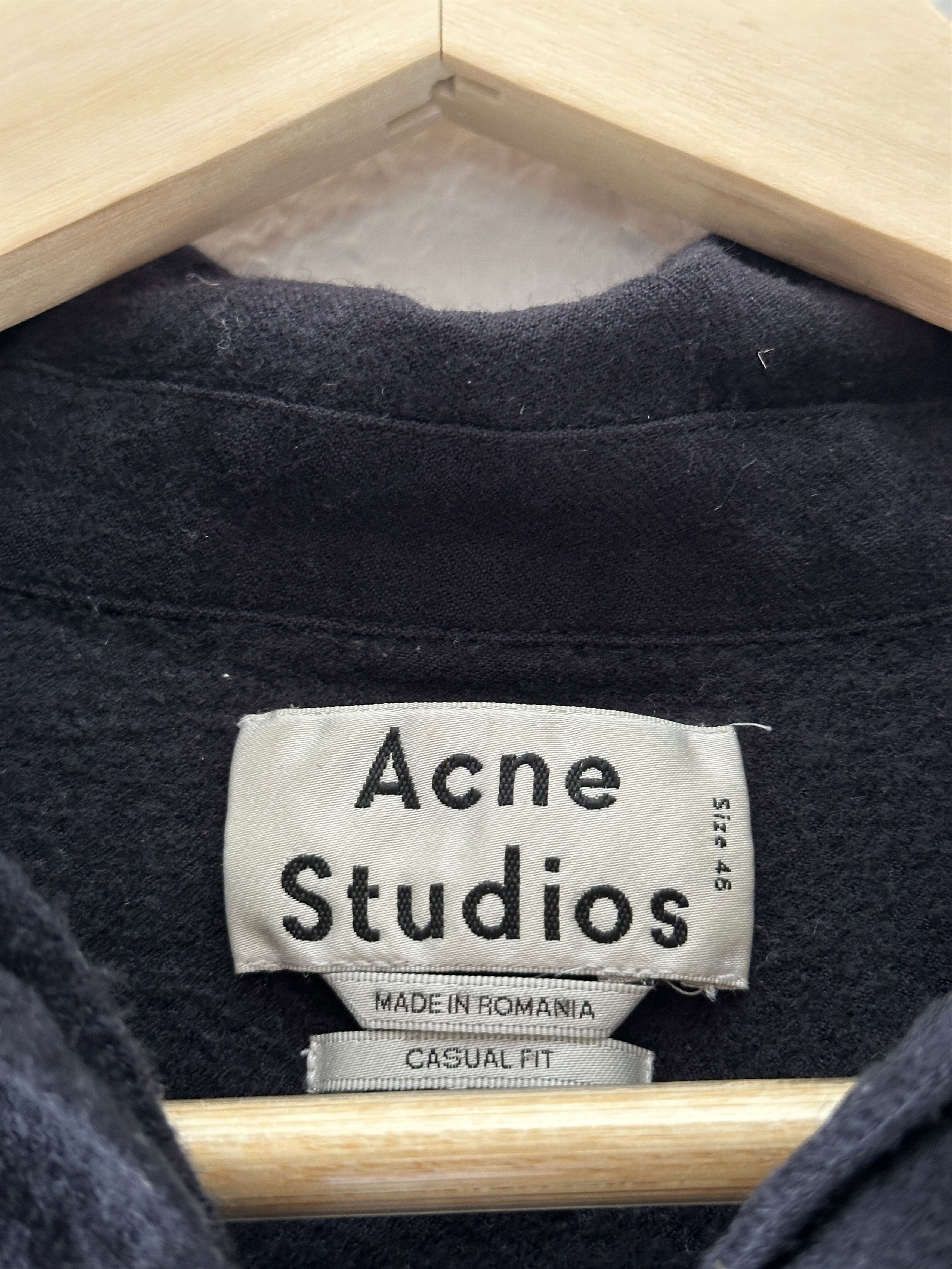 Acne Studios Acne Studios Wool Shirt Size US L / EU 52-54 / 3 - 2 Thumbnail