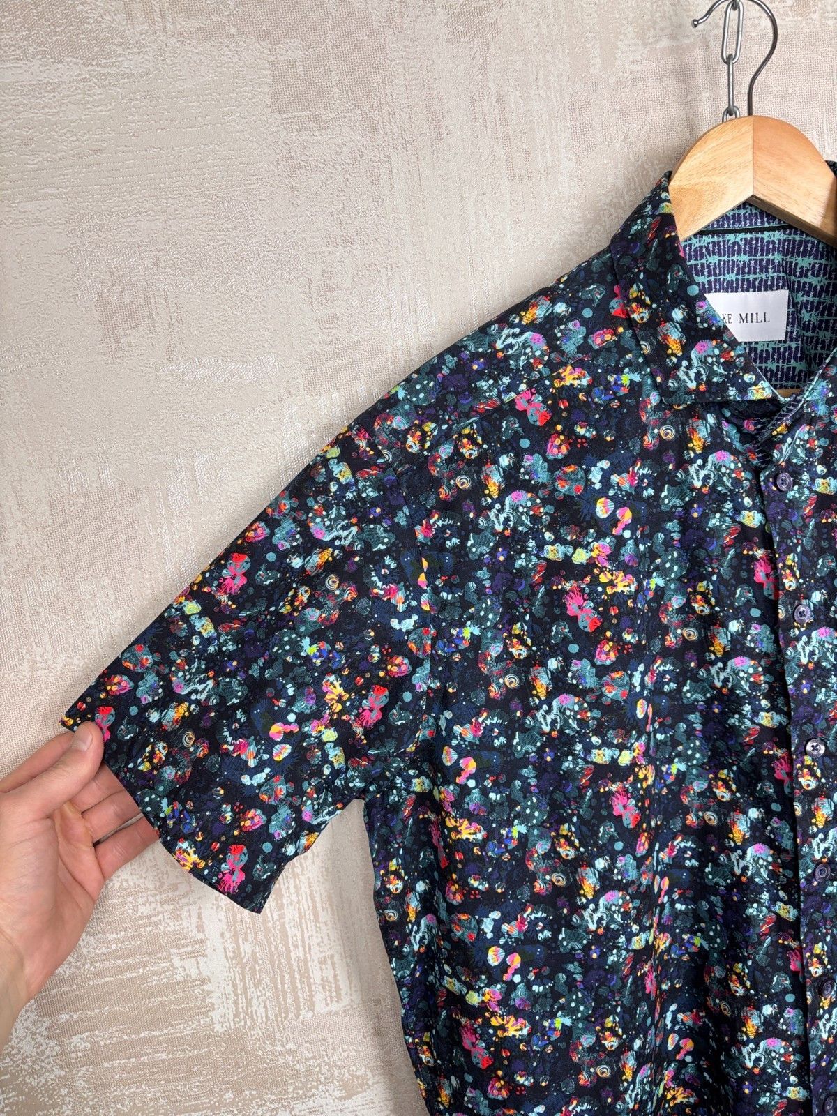 Other Blake Mill Multicolor Pattern Short Sleeve Shirt Size US XL / EU 56 / 4 - 8 Thumbnail