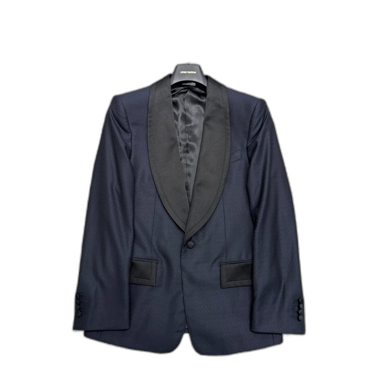 Dolce & Gabbana DG Dark Patterned Formal Suit Jacket-yf Size US L / EU 52-54 / 3 - 1 Thumbnail