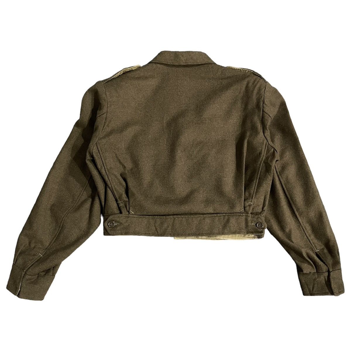 Vintage Vintage 1940-1950 French Military Army Wool Jacket Size M / US 6-8 / IT 42-44 - 3 Thumbnail