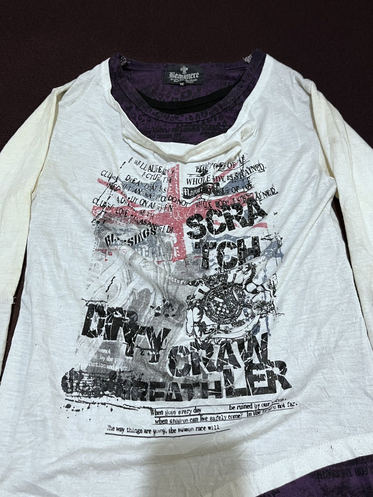 Japanese Brand Beaumere Triple Layer Uk punk style Size US M / EU 48-50 / 2 - 5 Thumbnail