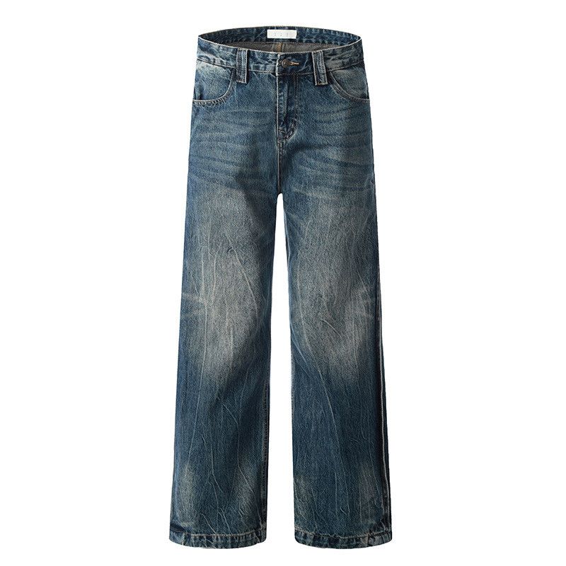 Vintage Men's Vibe American High Street Lightning Wash Jeans Size US 32 / EU 48 - 1 Thumbnail
