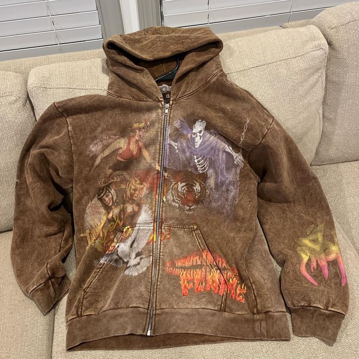 travis scott fragment zip up hoodie