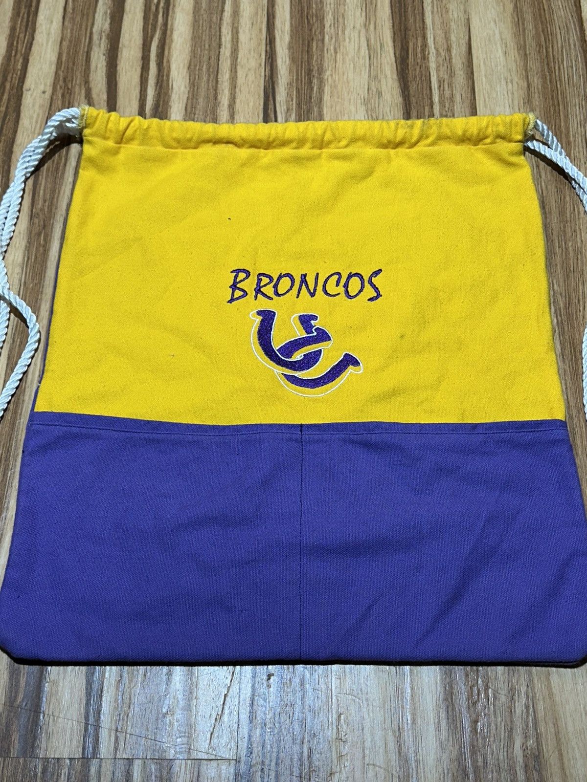 Other Broncos Yellow and Purple Drawstring Bags Size ONE SIZE - 10 Thumbnail