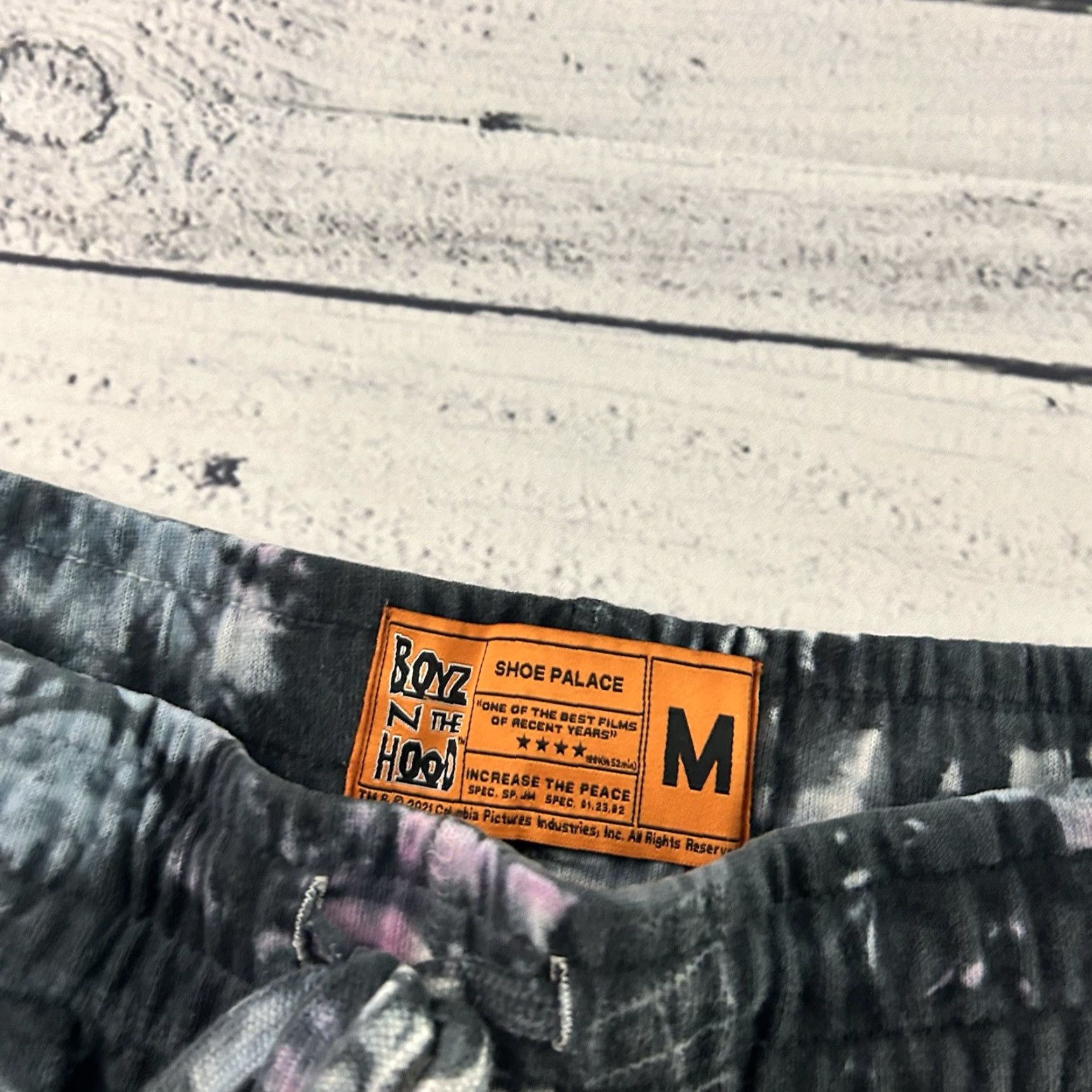 Palace Shoes Palace Tie Dye Pocket Zip Short Mens Medium Gray Sweat Shorts Size US 31 - 3 Thumbnail