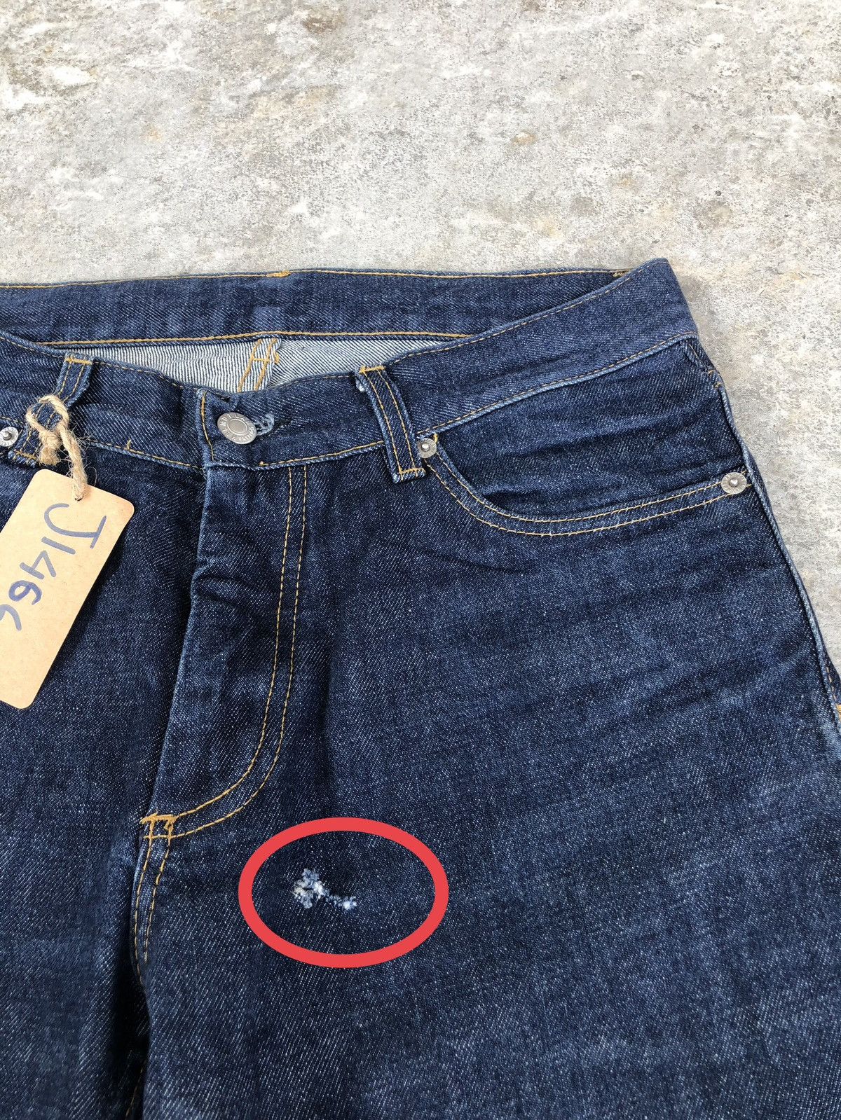 Helmut Lang Helmut Lang Jeans Classic Raw Denim Classic Size US 31 - 14 Thumbnail