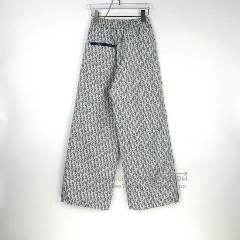 Dior Dior Blue and white full logo drawstring trousers Size 42" / US 20 - 4 Thumbnail