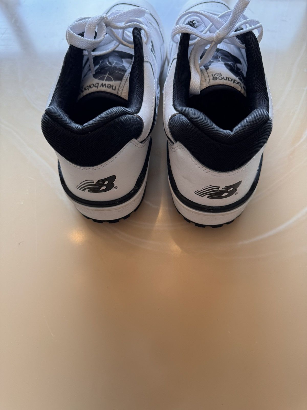 New Balance ***NEW BALANCA 550 WHITE BLACK Size US 11 / EU 44 - 5 Thumbnail