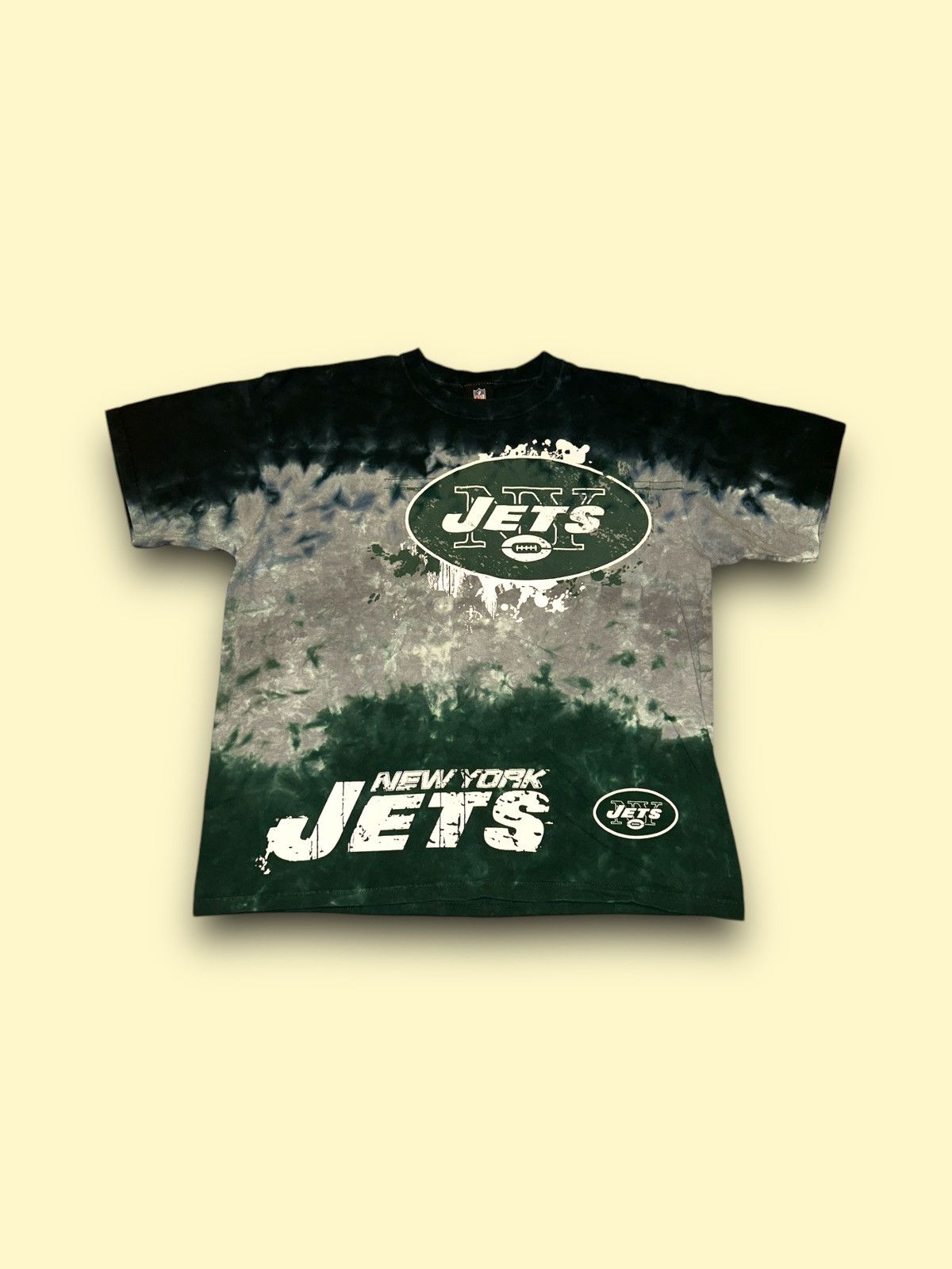 NFL × Vintage Vintage New York Jets NFL tie dye t-shirt Size US L / EU 52-54 / 3 - 1 Thumbnail