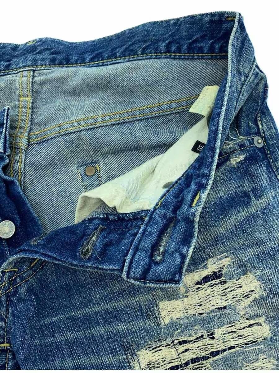 Hysteric Glamour Distressed Repair Denim Jeans Size US 29 - 3 Thumbnail