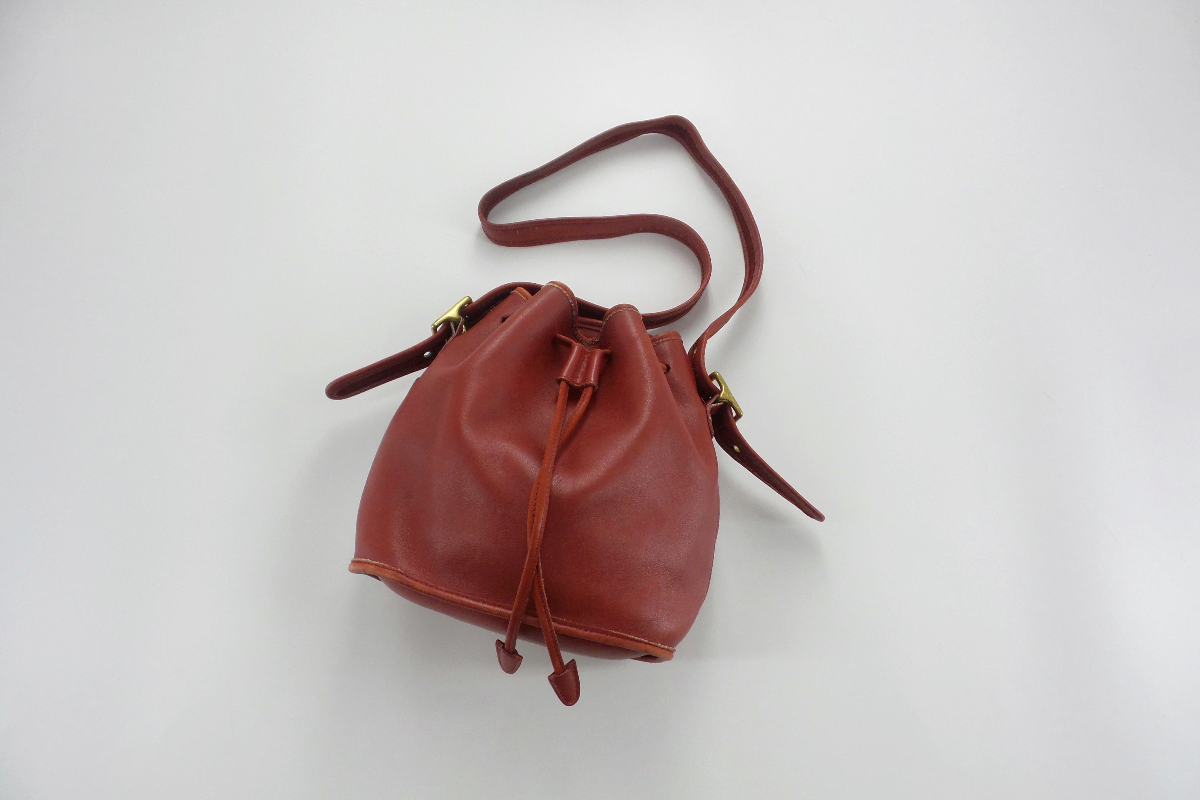 Coach Signature Jacquard Dempsey Bucket Bag, Brown outlet Strawberry Haze