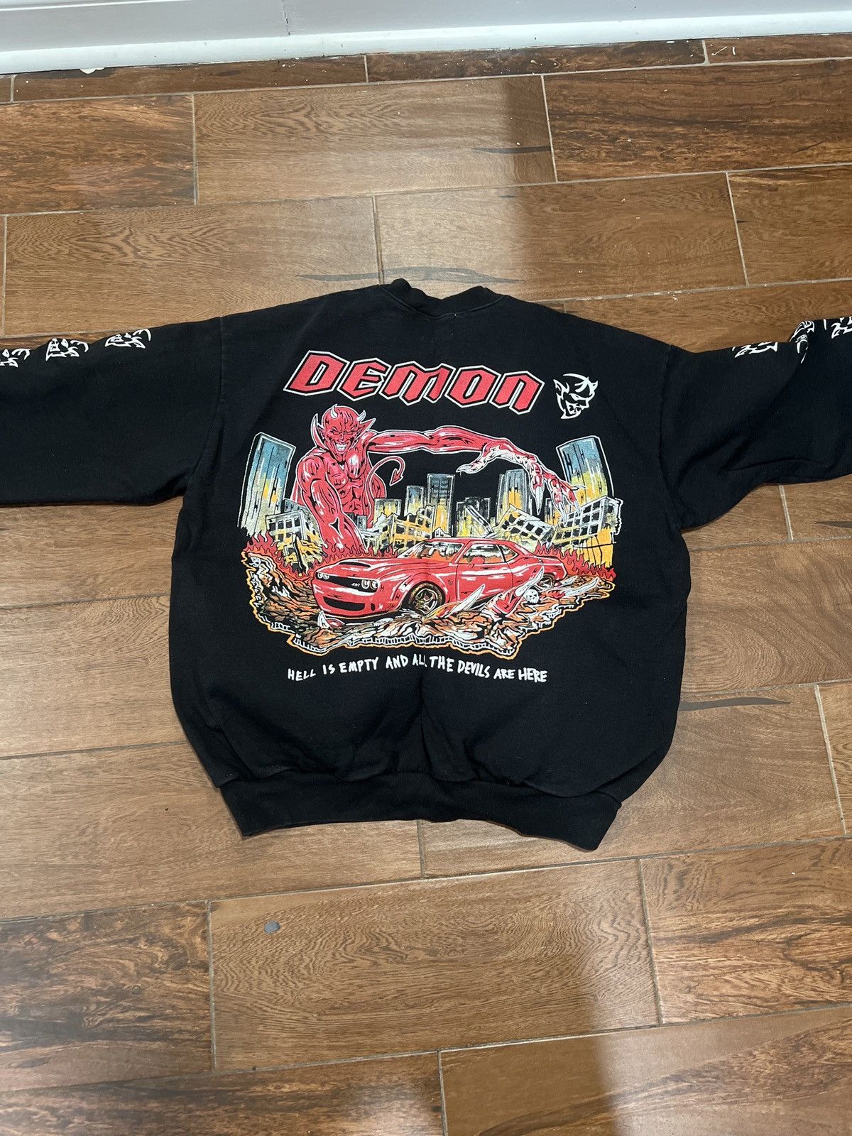 Warren lotas demon crewneck sweatshirt
