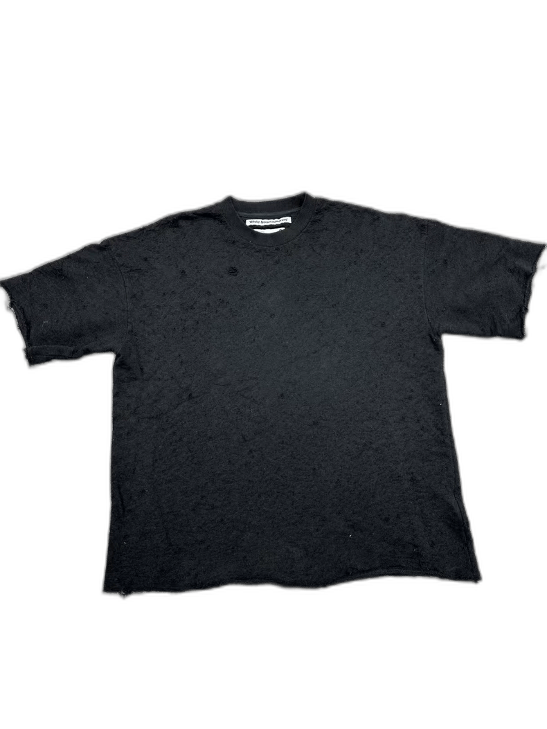 Anonymous Club White Mountaineering Distressed Short Sleeve Shirt Size US S / EU 44-46 / 1 - 1 Thumbnail