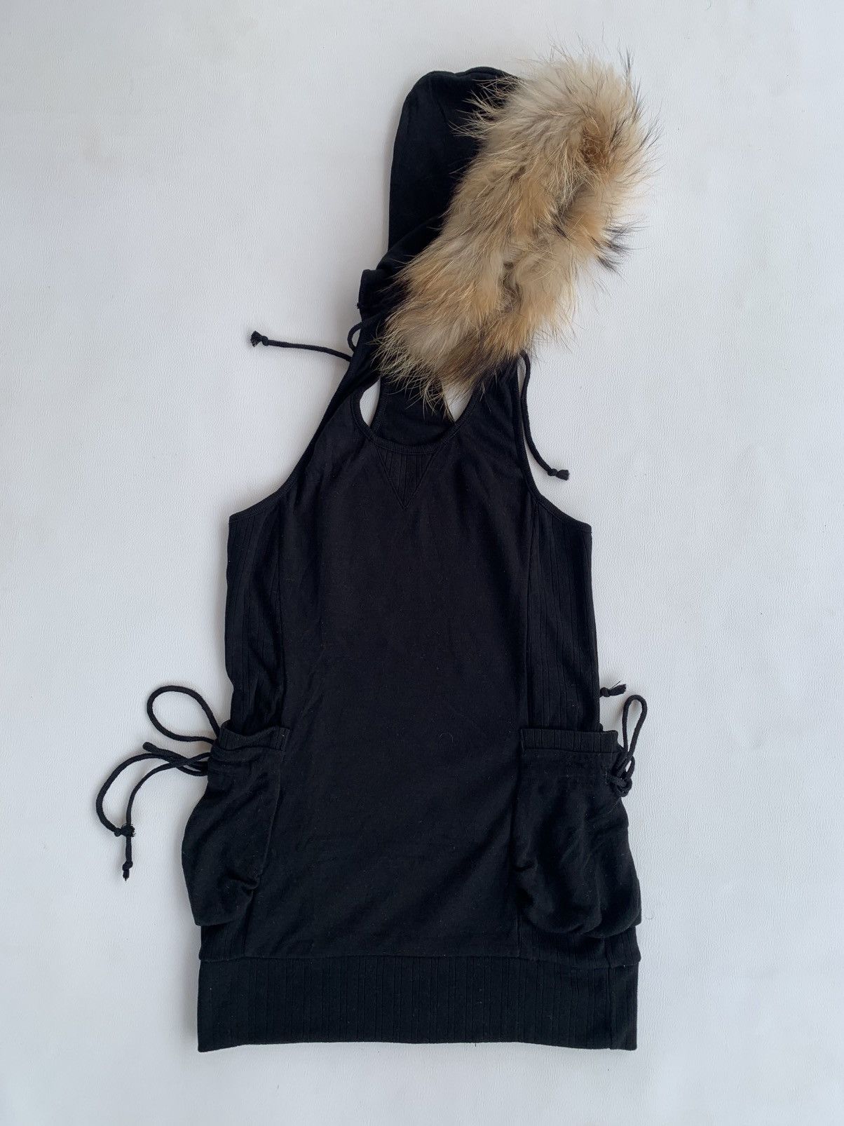 Japanese Brand Crazy Galyge Sexy Tank Dress Fur Hoodie Japanese Brand Size L / US 10 / IT 46 - 6 Thumbnail