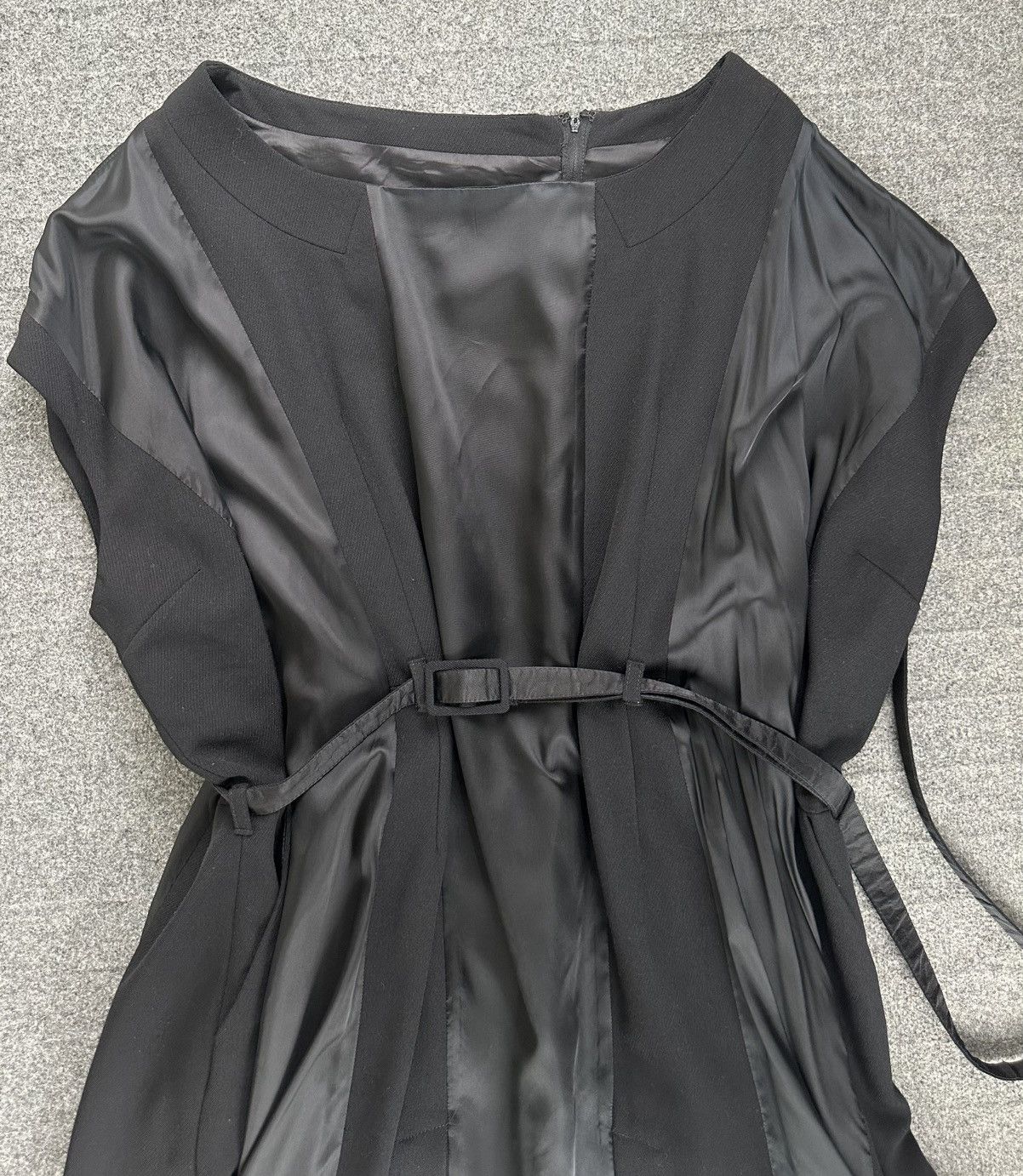 H&M × Maison Margiela Maison Margiela - H&M 2012 Wool/Polyester Midi Belted Dress Size ONE SIZE - 7 Thumbnail