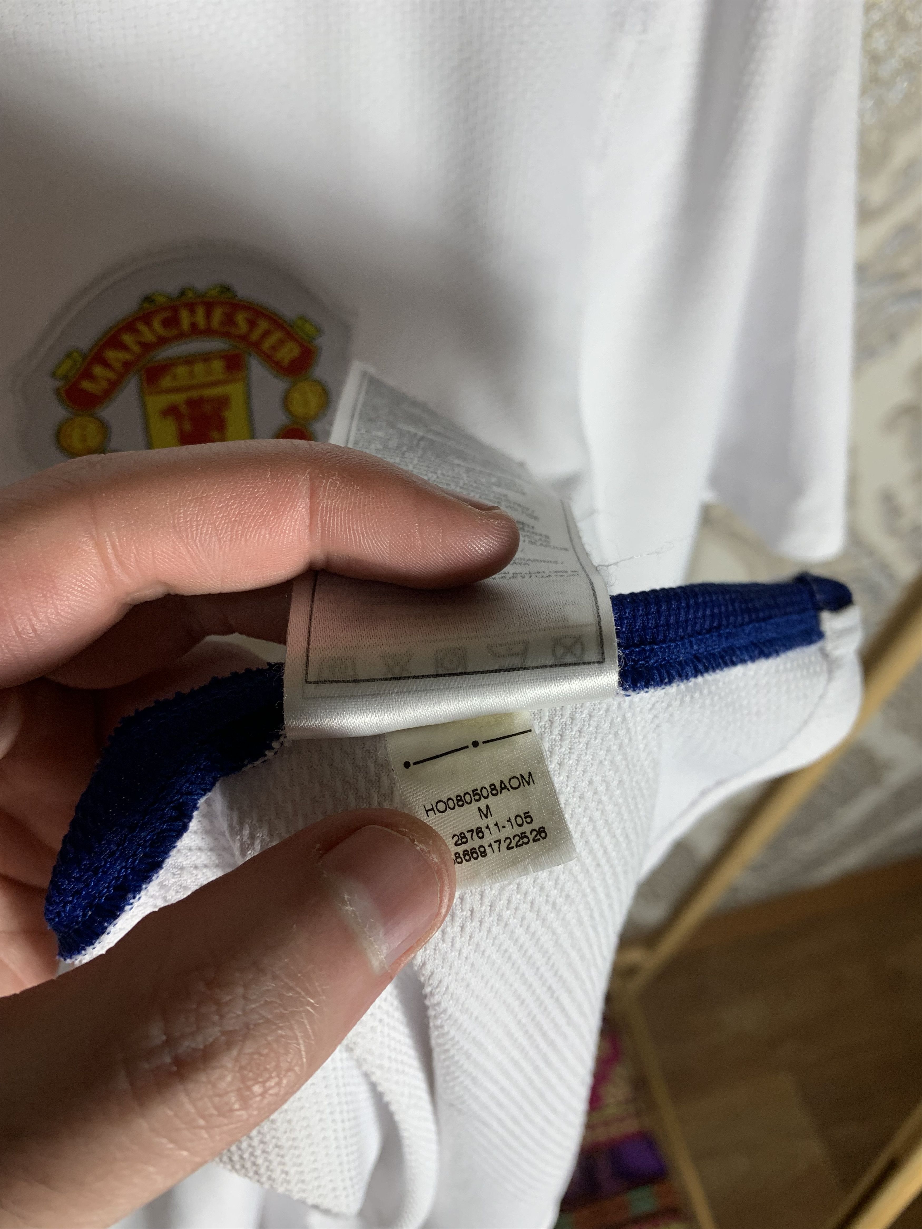 Nike VINTAGE NIKE FC MANCHESTER UNITED ENGLAND SOCCER JERSEY 90s Size US M / EU 48-50 / 2 - 4 Thumbnail