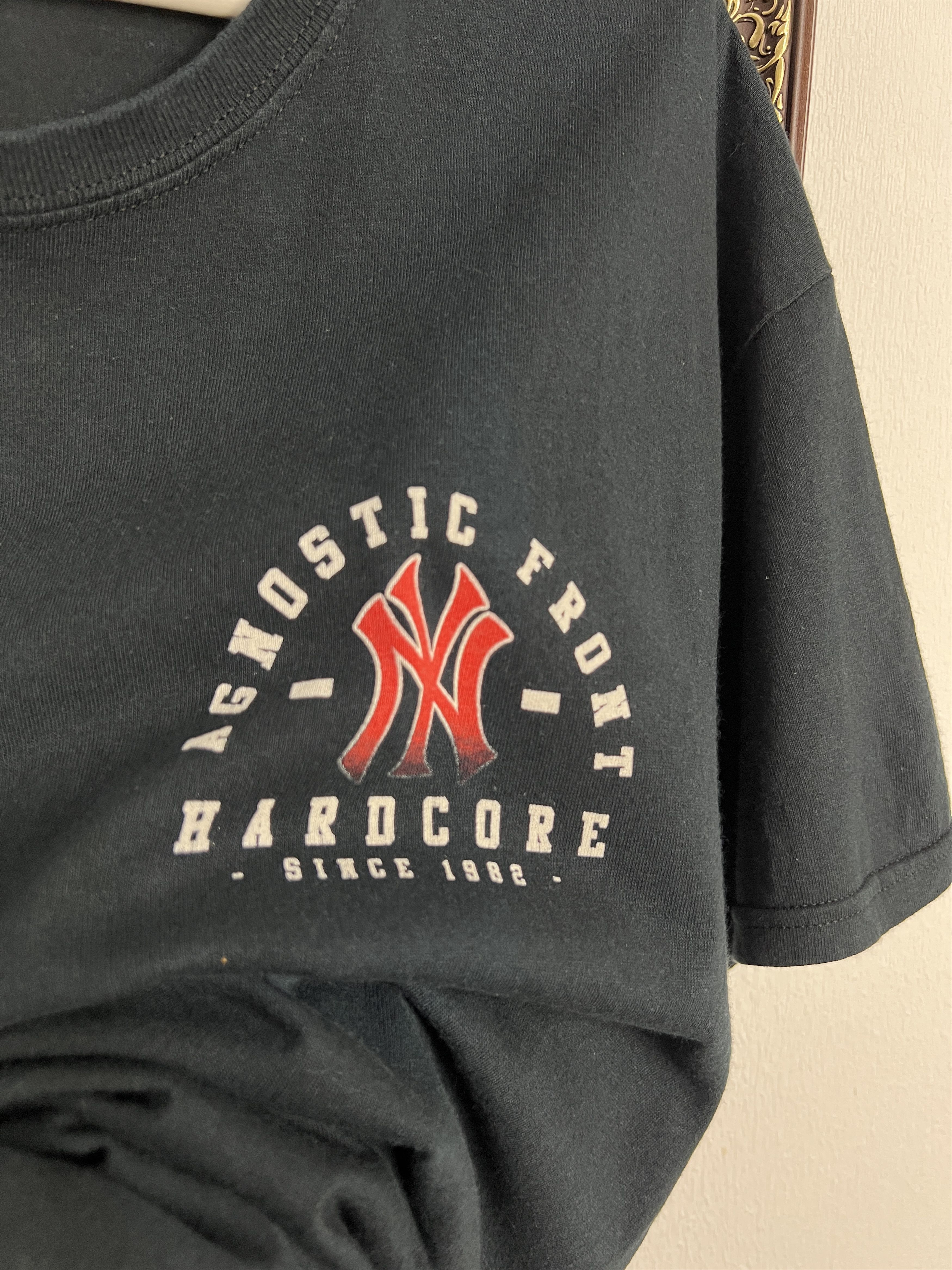 Vintage Vintage Agnostic Front Family Friends Hardcore Tour Shirt Size US L / EU 52-54 / 3 - 9 Thumbnail