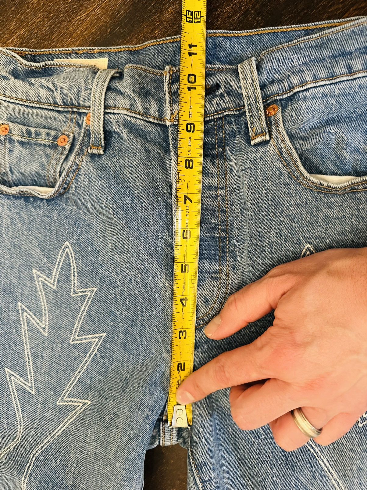 Levi's Levi’s 501 S Premium Skinny Front Pattern 25x29 Jeans Size 25" / US 0 / IT 36 - 4 Thumbnail