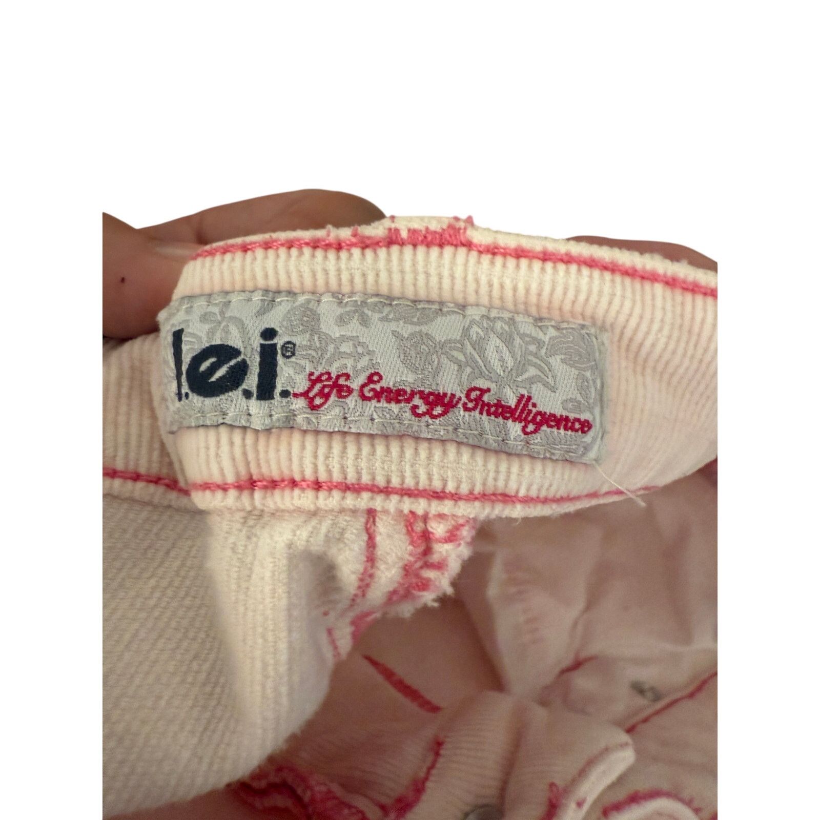 L.E.I. L.E.I Pink Corduroy Women's Size 16 Straight Leg Pants Y2K Size 38" / US 16 / IT 52 - 7 Thumbnail