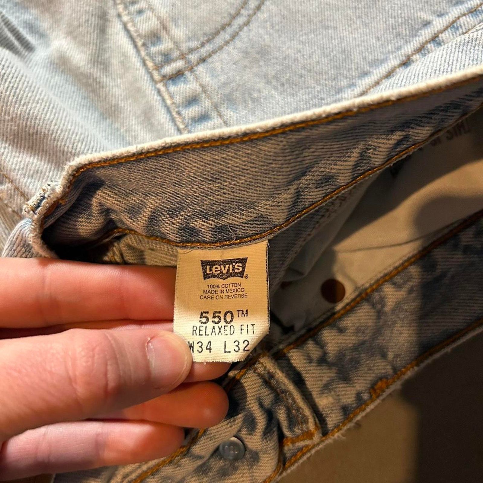 Levi's 90s levis 550 jeans large Size US 34 / EU 50 - 4 Thumbnail