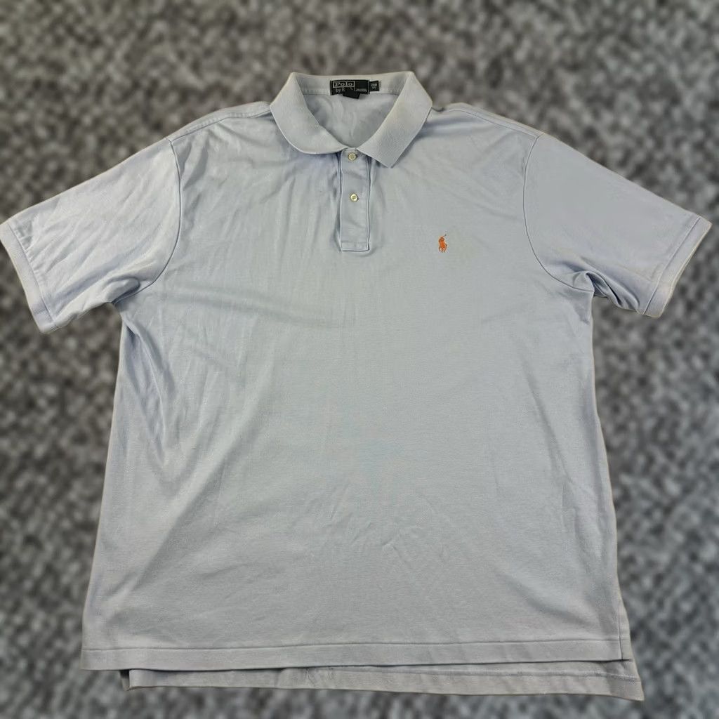 Polo Ralph Lauren Polo Ralph Lauren Polo Shirt Mens 2XB Blue Short Sleeve Casual Golf Big & Tall Size US XXL / EU 58 / 5 - 1 Thumbnail