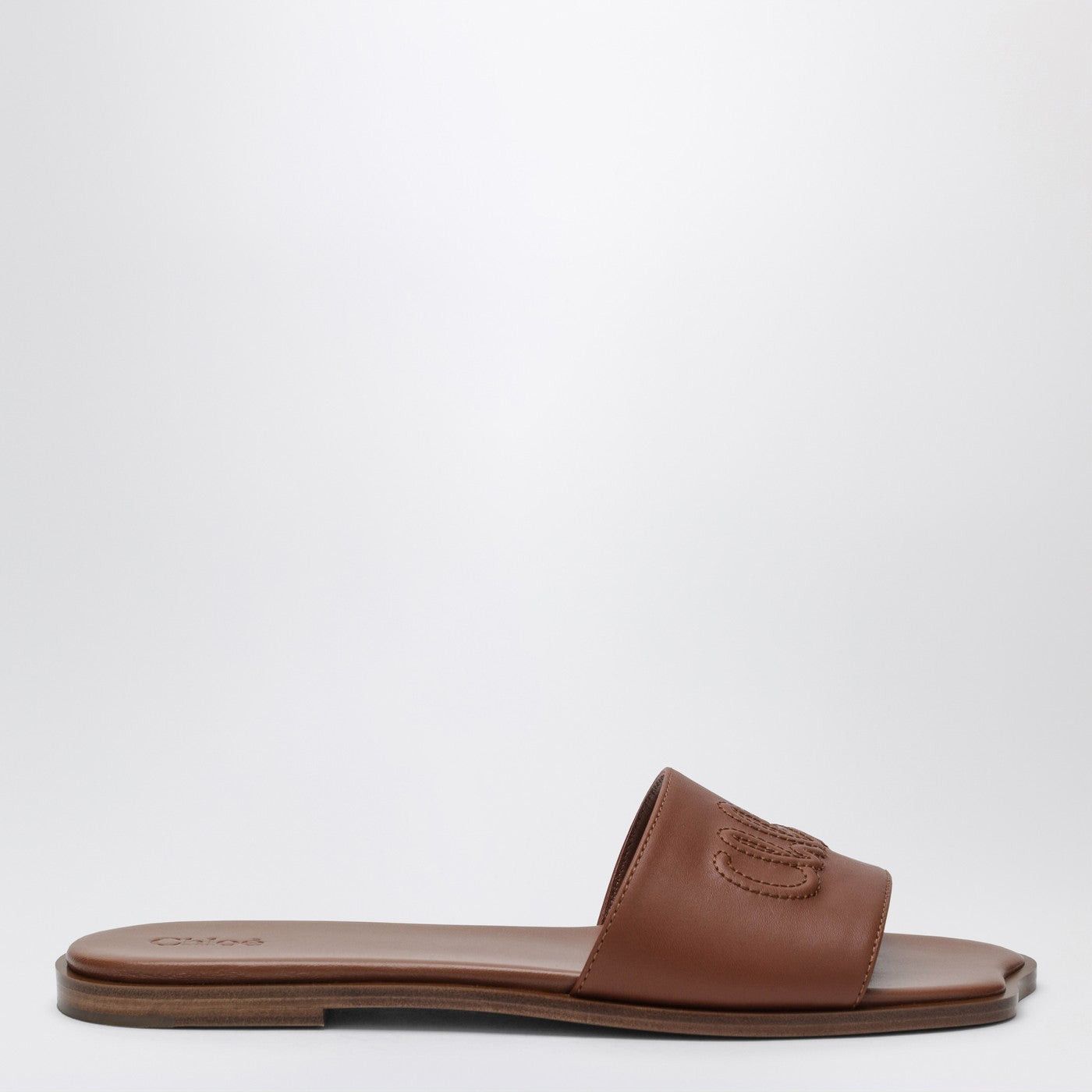 Chloe Chloe Soleil Mules In Ginger Brown Leather Size US 6.5 / IT 36.5 - 1 Thumbnail