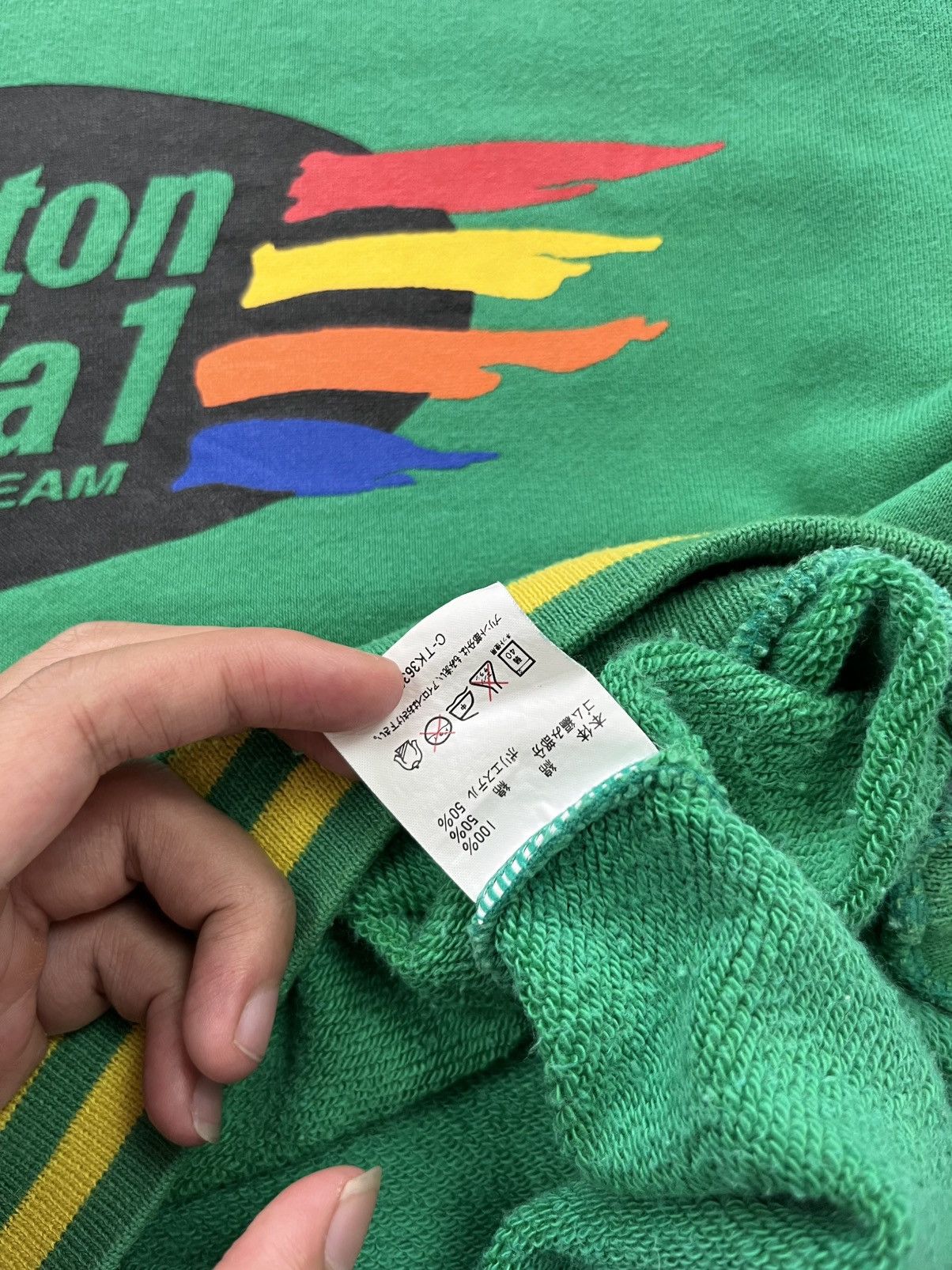 Benetton 90s Benetton F1 Racing team sweatshirt Size US M / EU 48-50 / 2 - 3 Thumbnail