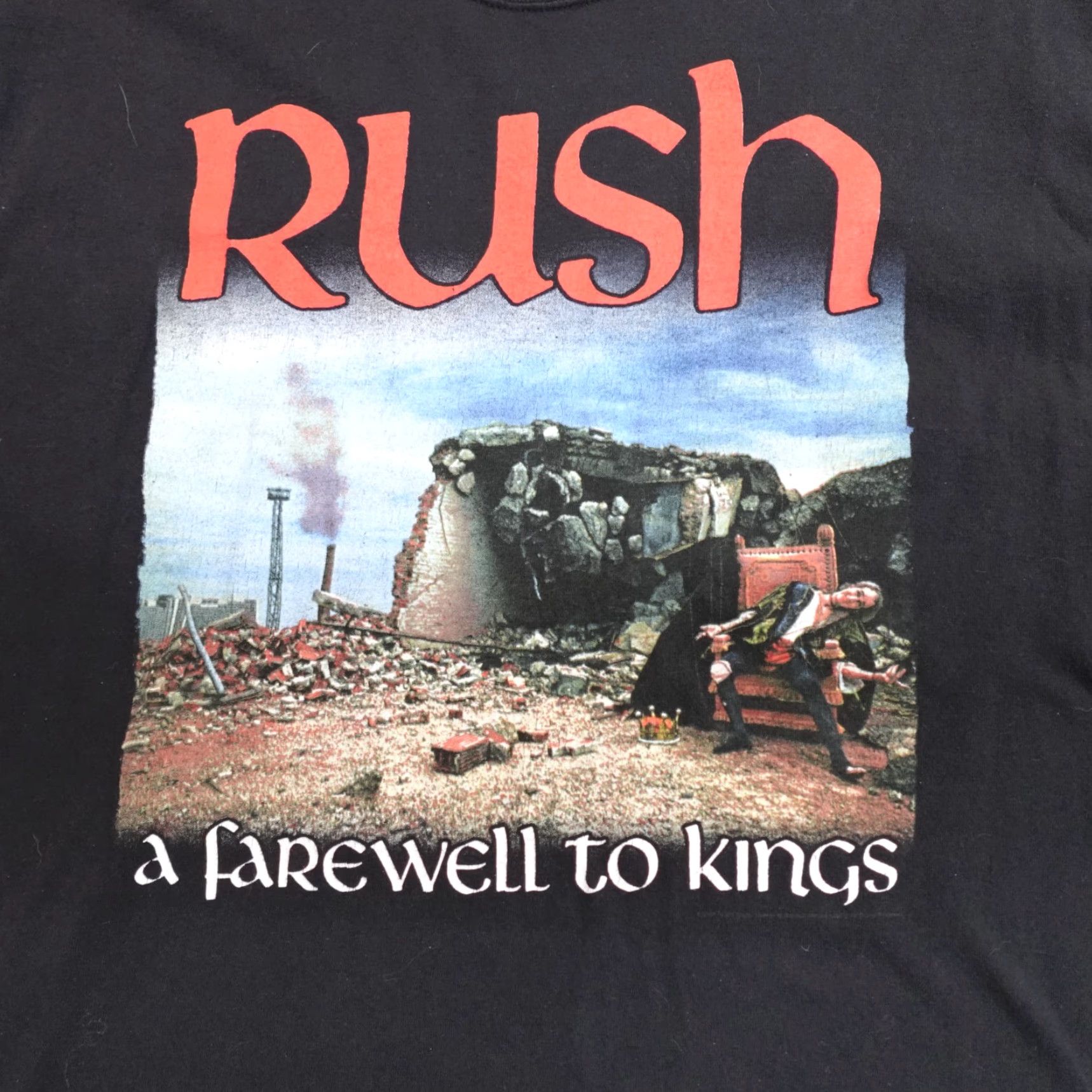 Vintage VINTAGE Rush Shirt Large Black Farewell to Kings 2002 Mens T-Shirt Short Sleeve Crew Neck Cotton XS? Size US L / EU 52-54 / 3 - 2 Thumbnail