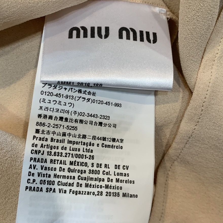 Miu Miu MIU MIU TANK WITH SHEER TOP & JEWEL DETAIL Size M / US 6-8 / IT 42-44 - 3 Thumbnail