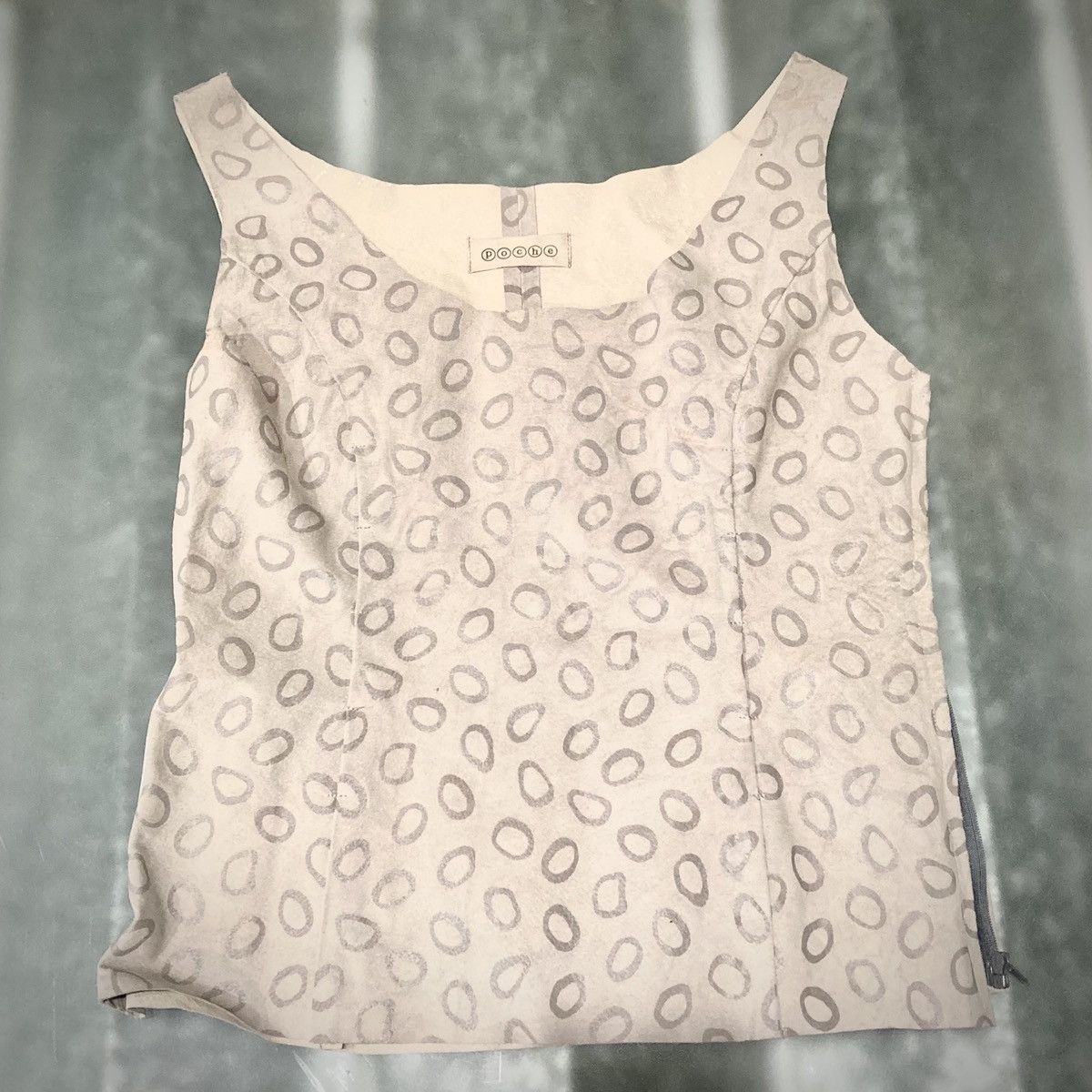 Japanese Brand 2000s Runway Sexy Grunge Pig Suede Top Y2K Archive Size S / US 4 / IT 40 - 9 Thumbnail