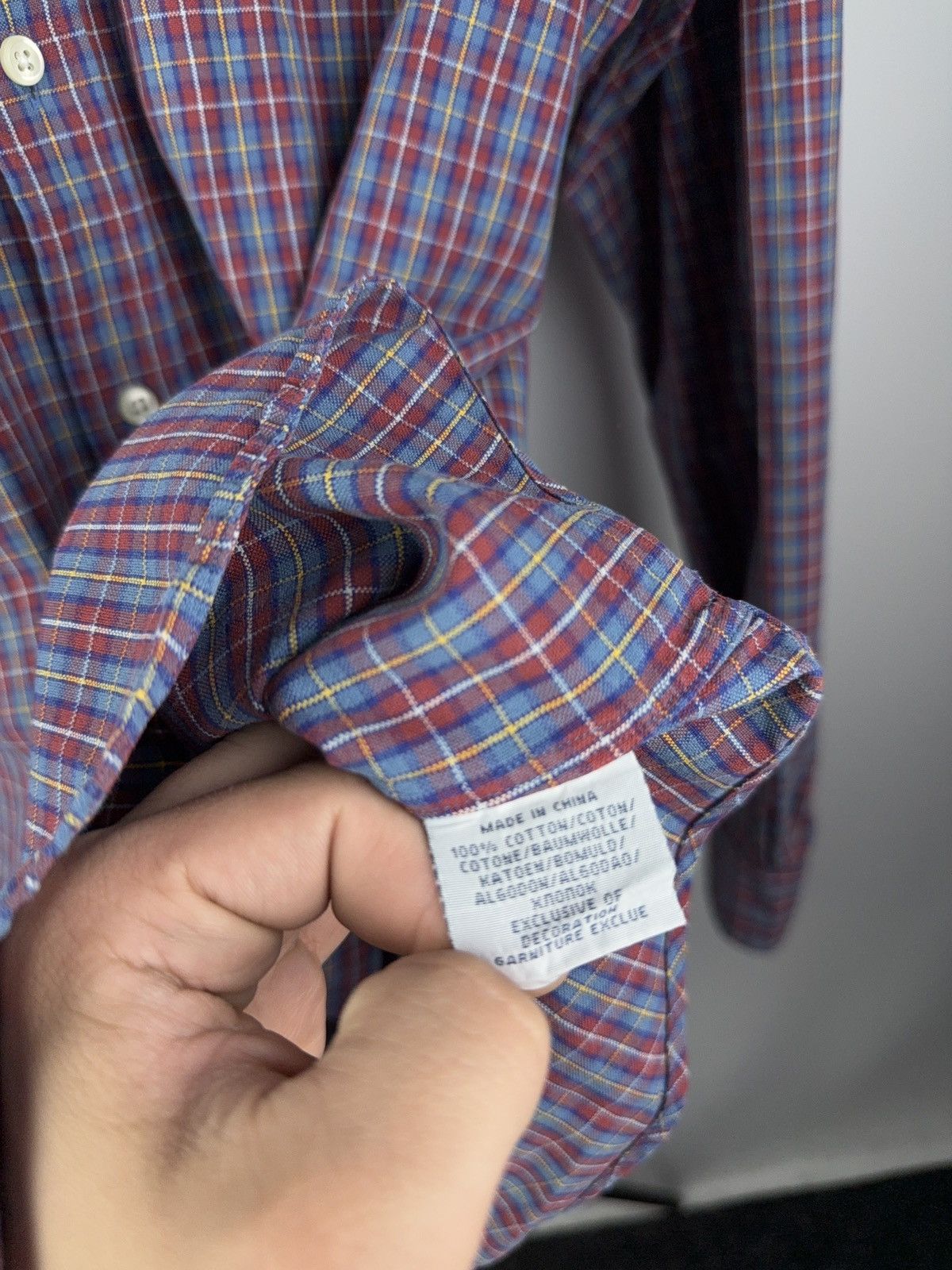 Designer × Polo Ralph Lauren Vintage 90s Polo Ralph Lauren Shirt Mens Plaid Button Down Size US L / EU 52-54 / 3 - 5 Thumbnail