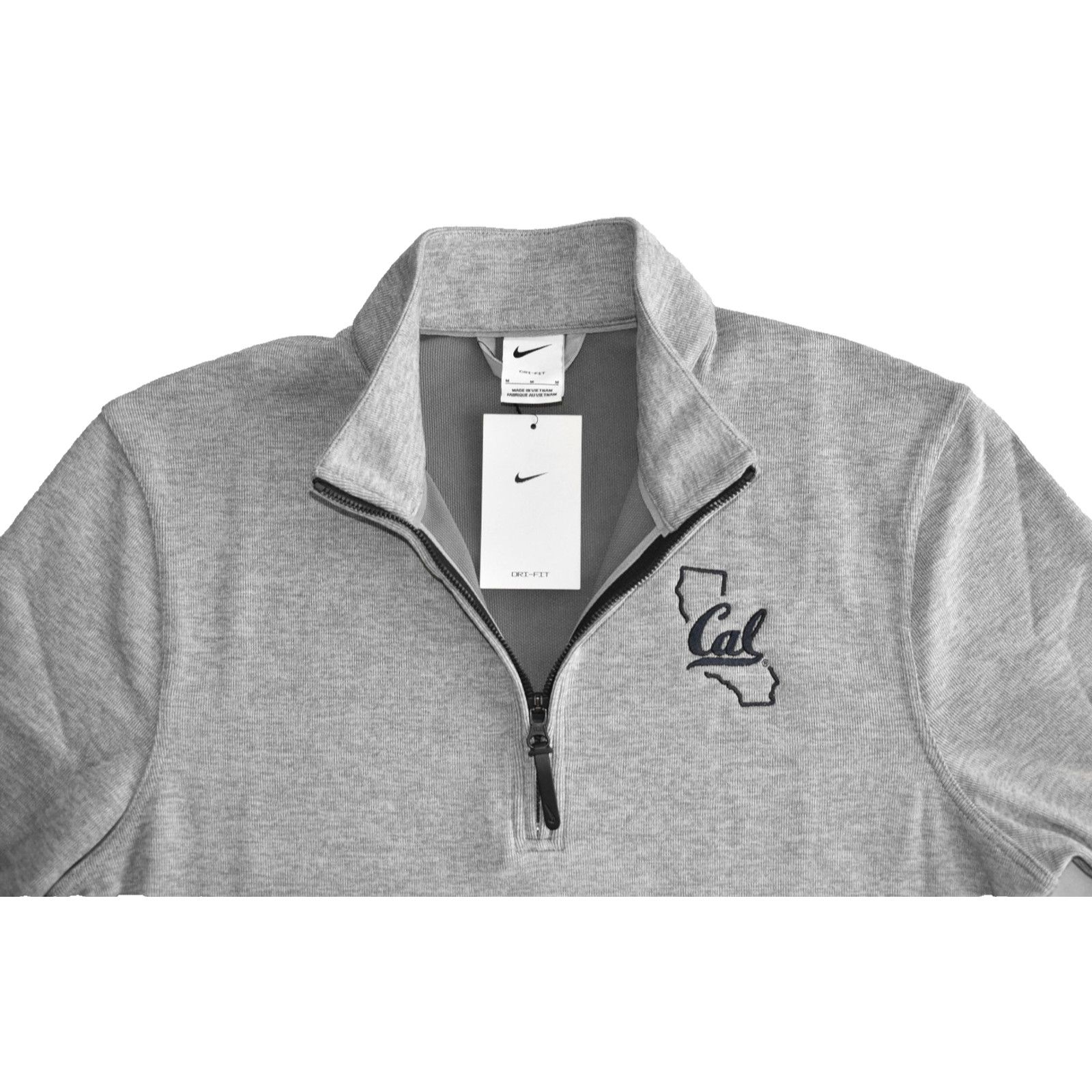 Nike NIKE Heather Cal Embroidered Half Zip Sweatshirt Sz M $105 Size US M / EU 48-50 / 2 - 3 Thumbnail