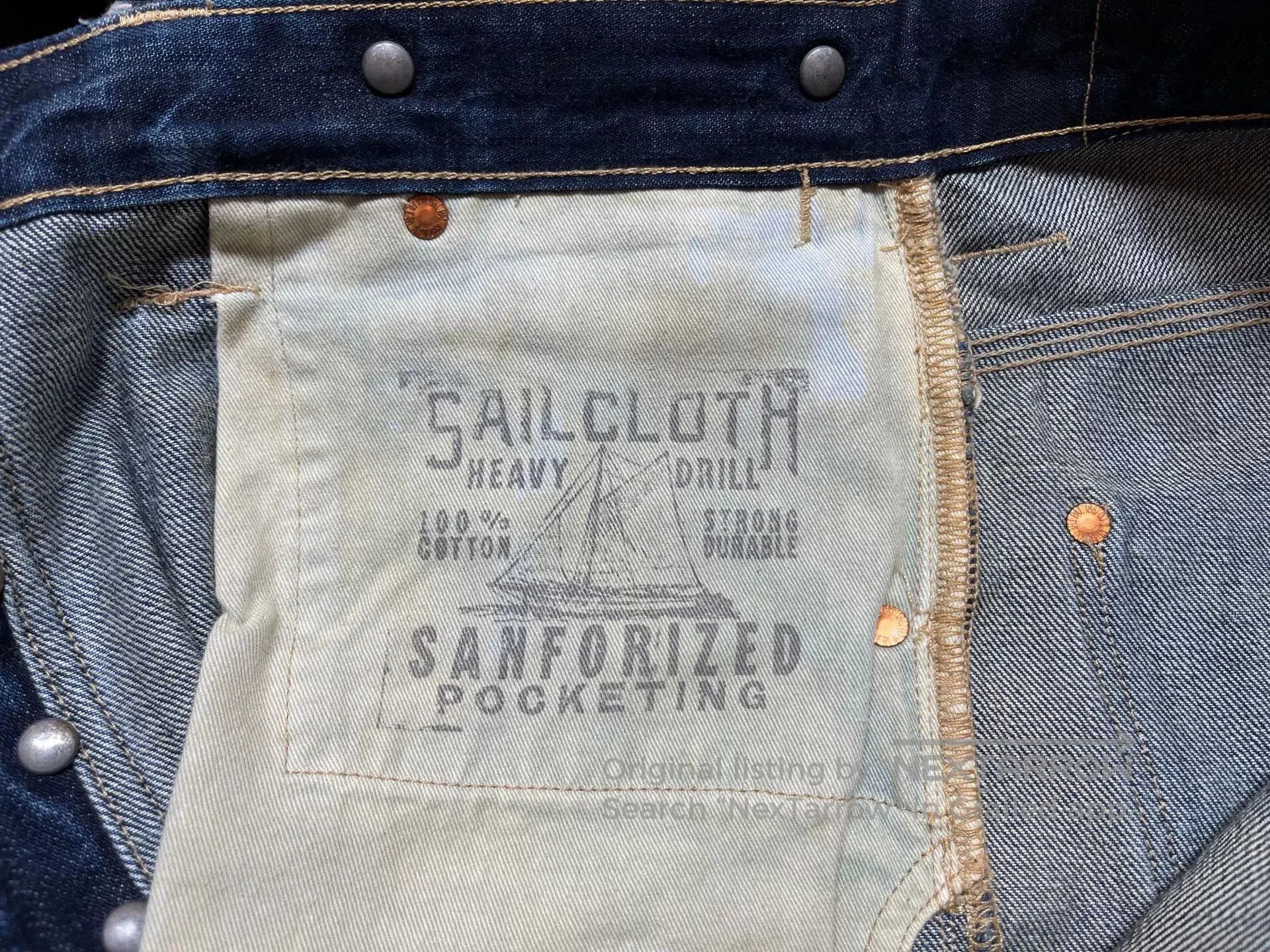 RRL Ralph Lauren vintage distressed denim jeans RRL. Size US 29 - 5 Thumbnail