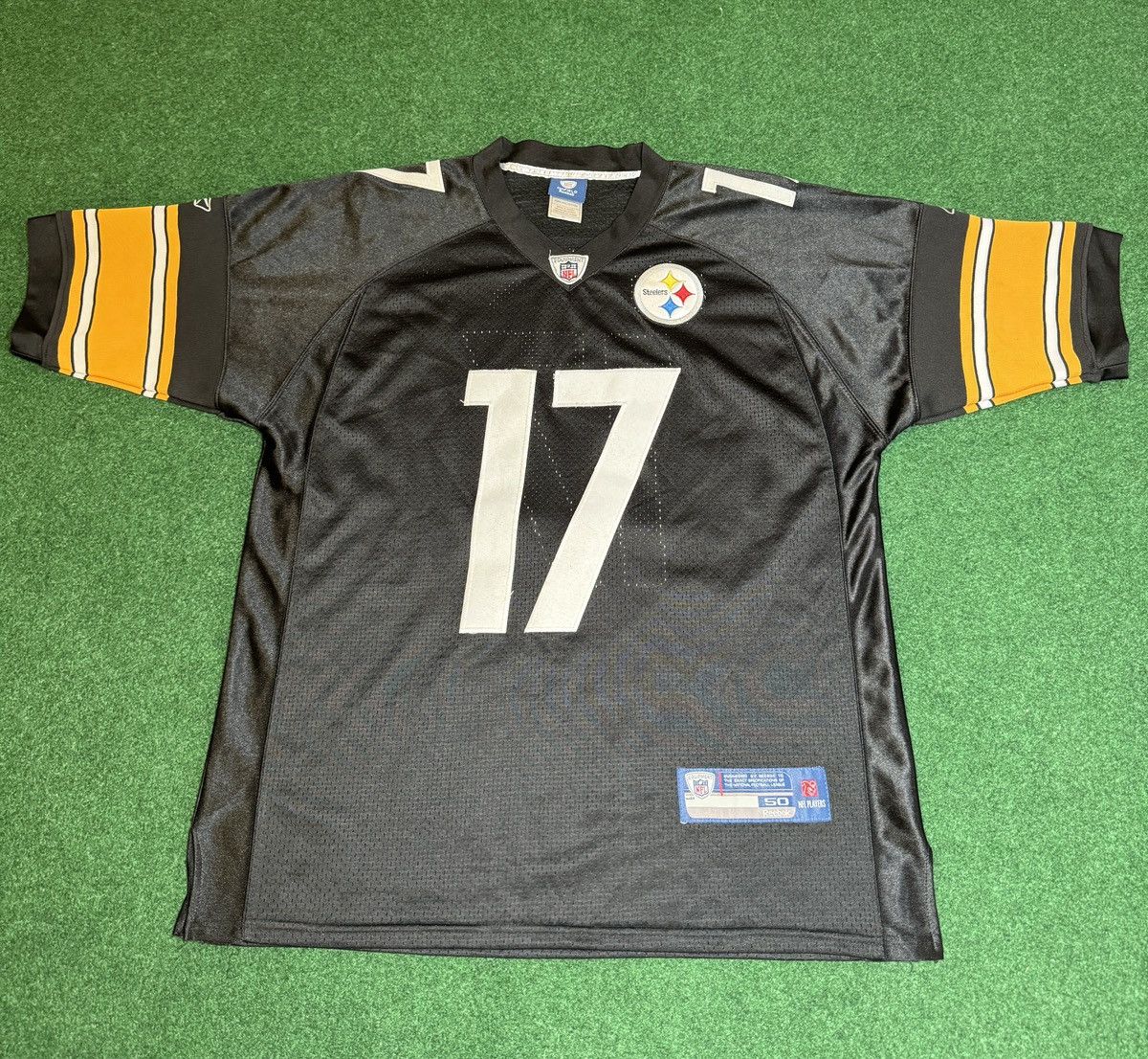 NFL × Nike × Reebok Pittsburgh Steelers Mike Wallace On Field Reebok XL Jersey Size US XL / EU 56 / 4 - 2 Thumbnail