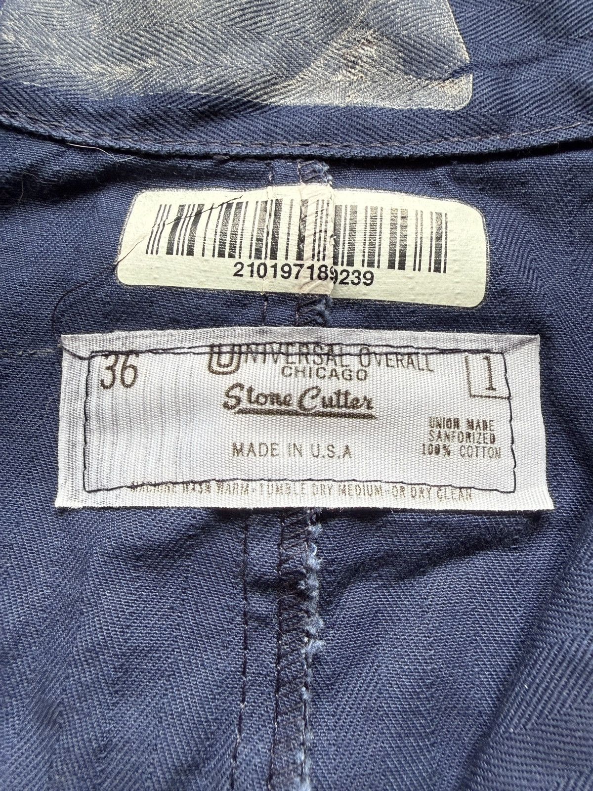 Vintage Vintage 60s Universal Chicago HBT Shop Work Coat NOS Size US M / EU 48-50 / 2 - 3 Thumbnail