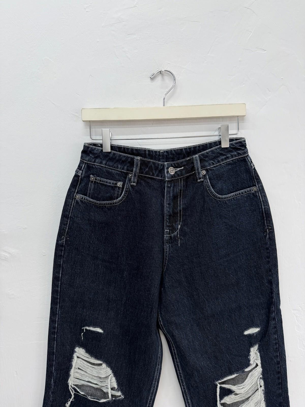 Ksubi new ksubi womens denim jeans low rider trashed blue 26 8 Size 27" / US 4 / IT 40 - 2 Thumbnail