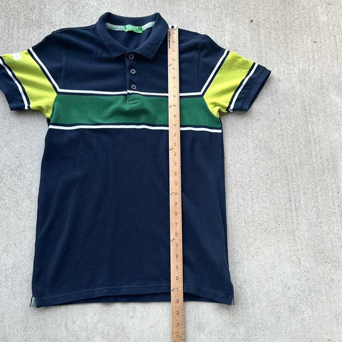 United Colors Of Benetton United Colors Of Benetton Polo Shirt Men Size Medium Striped Size US M / EU 48-50 / 2 - 7 Thumbnail