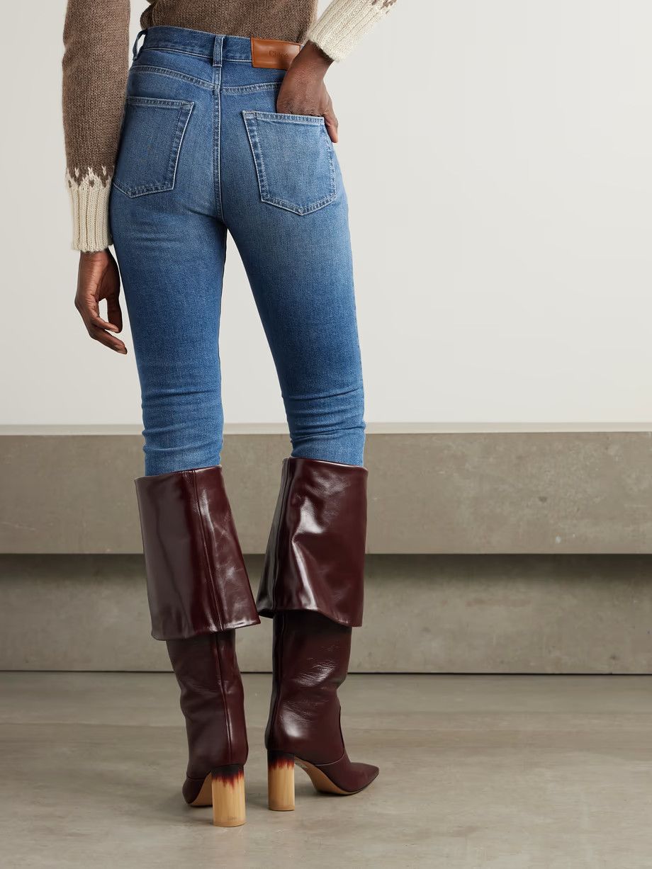 Chloe o1y0825 Bootcut Jeans in Blue Size 26" / US 2 / IT 38 - 4 Thumbnail
