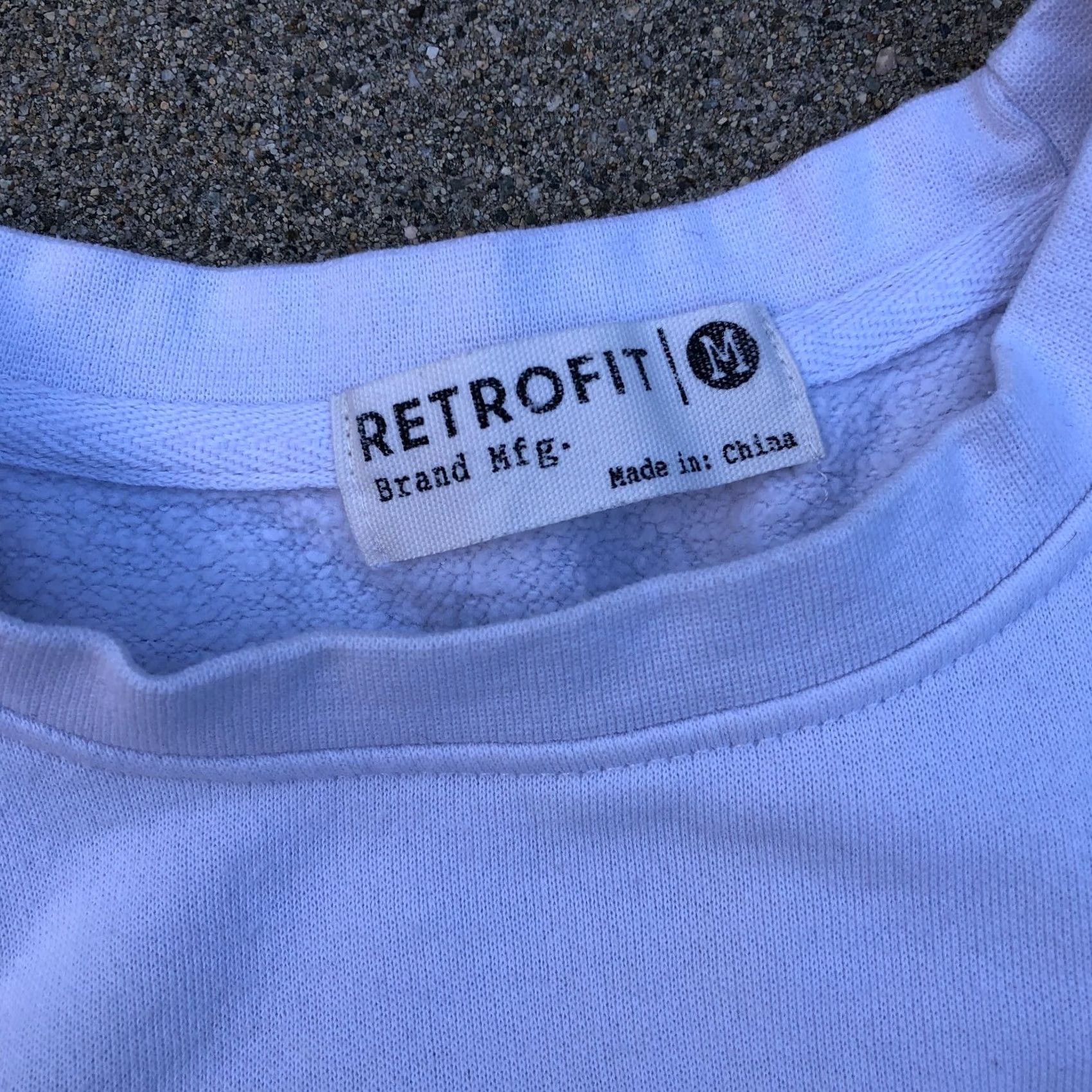 Vintage RETROFIT Death Valley National Park Sweatshirt MEDIUM Men's Sweater White Cotton Size US M / EU 48-50 / 2 - 7 Thumbnail
